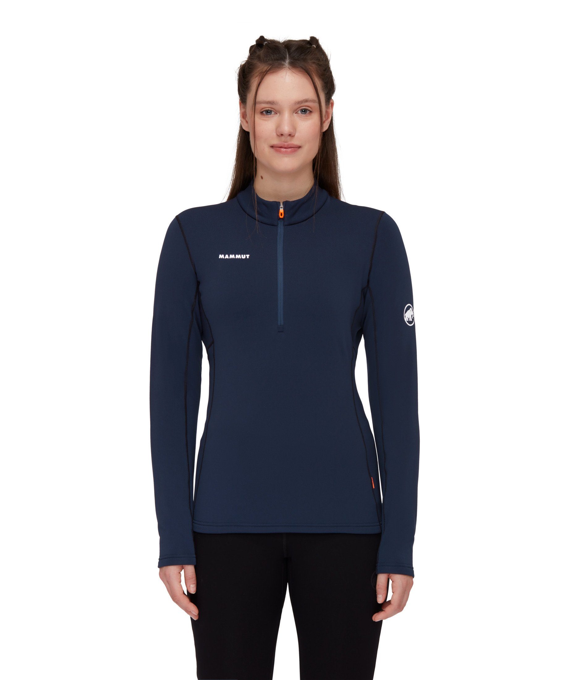 Mammut Longsleeve Aenergy ML marine-black Zip Women Pull Half Midlayer