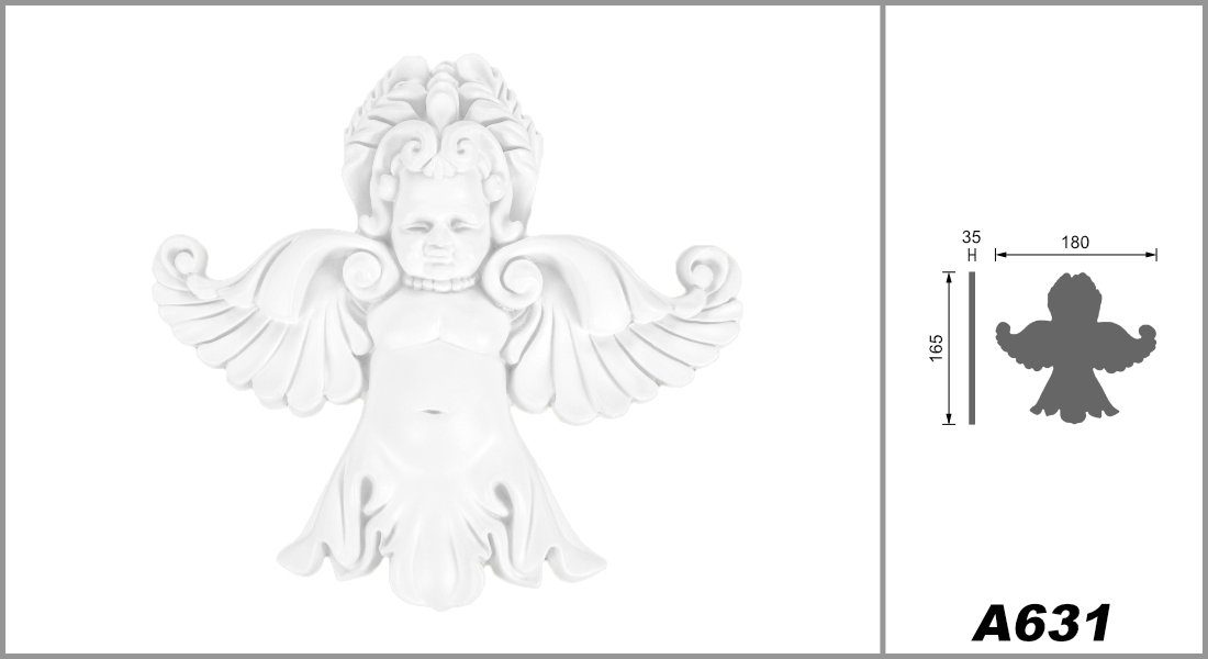 Grand Decor Wanddekoobjekt A631 (Ornament aus günstig online kaufen