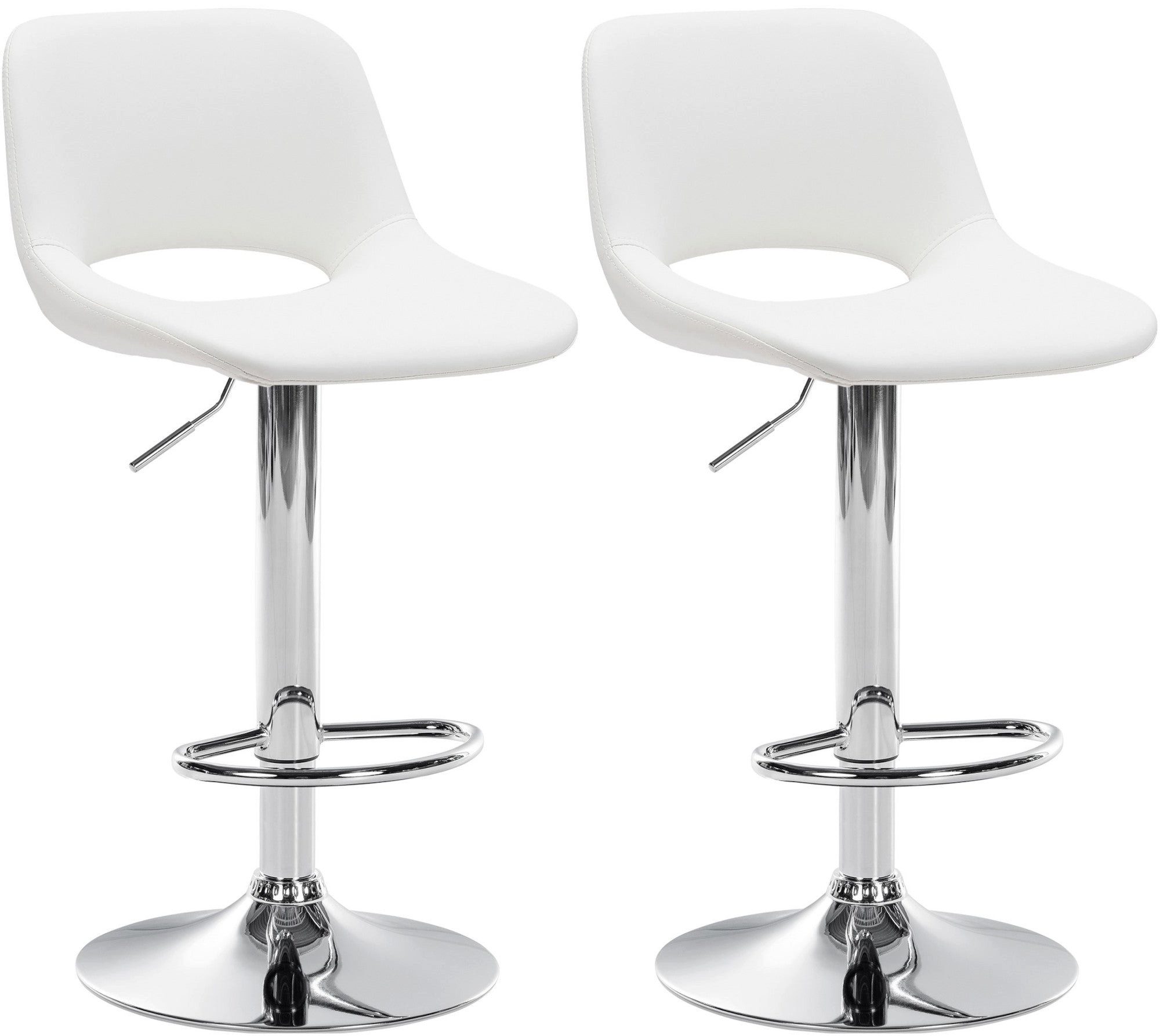 Bistrostuhl 2er Set Barhocker Camden Kunstleder
