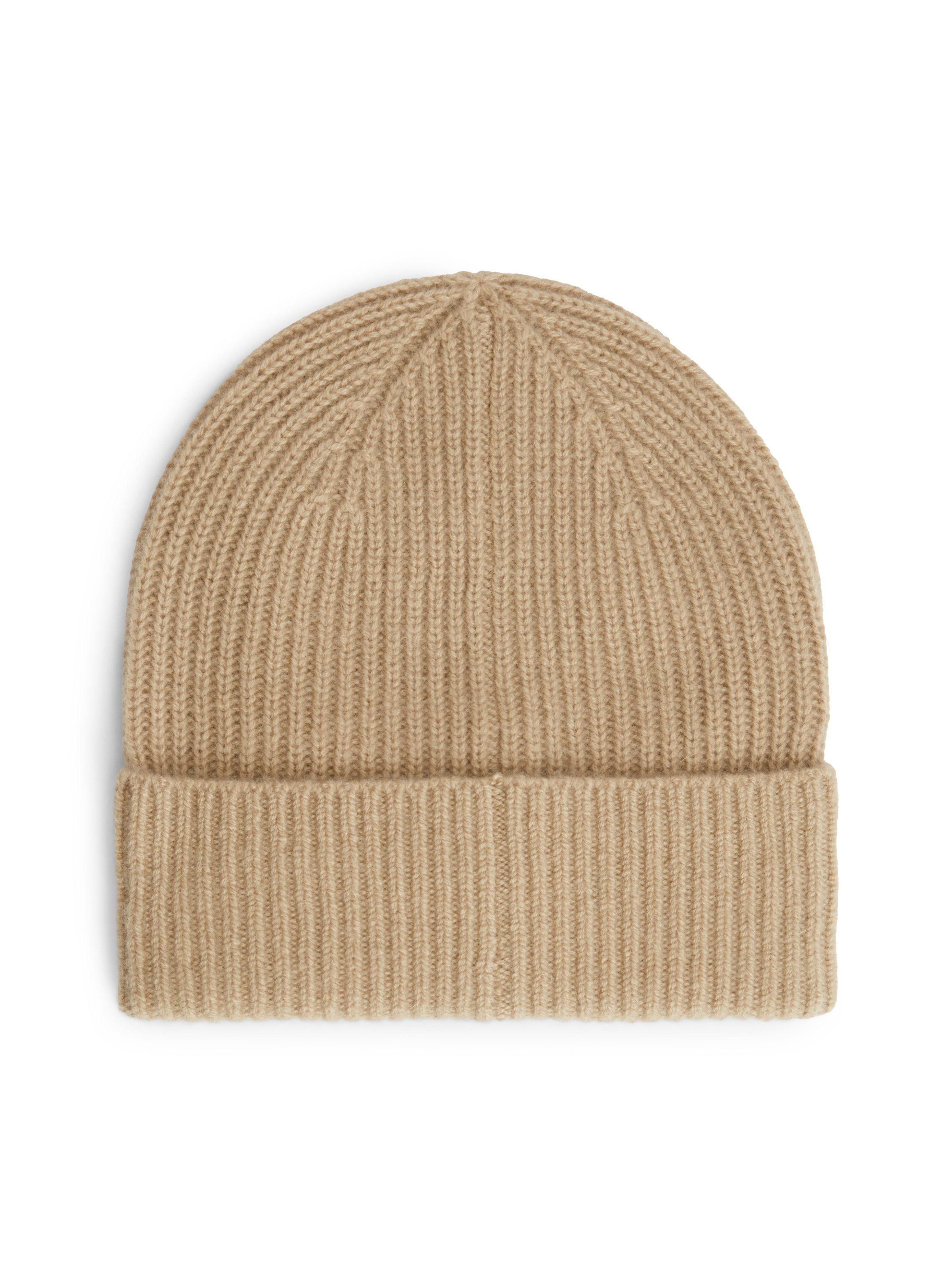 Tommy Hilfiger Beanie CASHMERE BEANIE Regular fit mit Markenlogoemblem