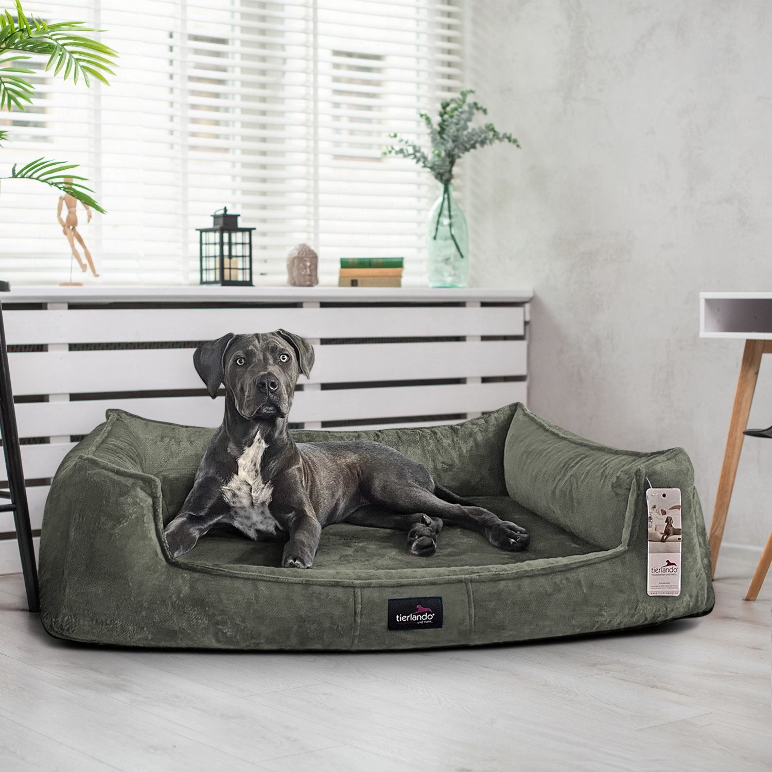 tierlando® Tierbett Orthopädisches Hundebett FRANKLIN Kuscheliger günstig online kaufen