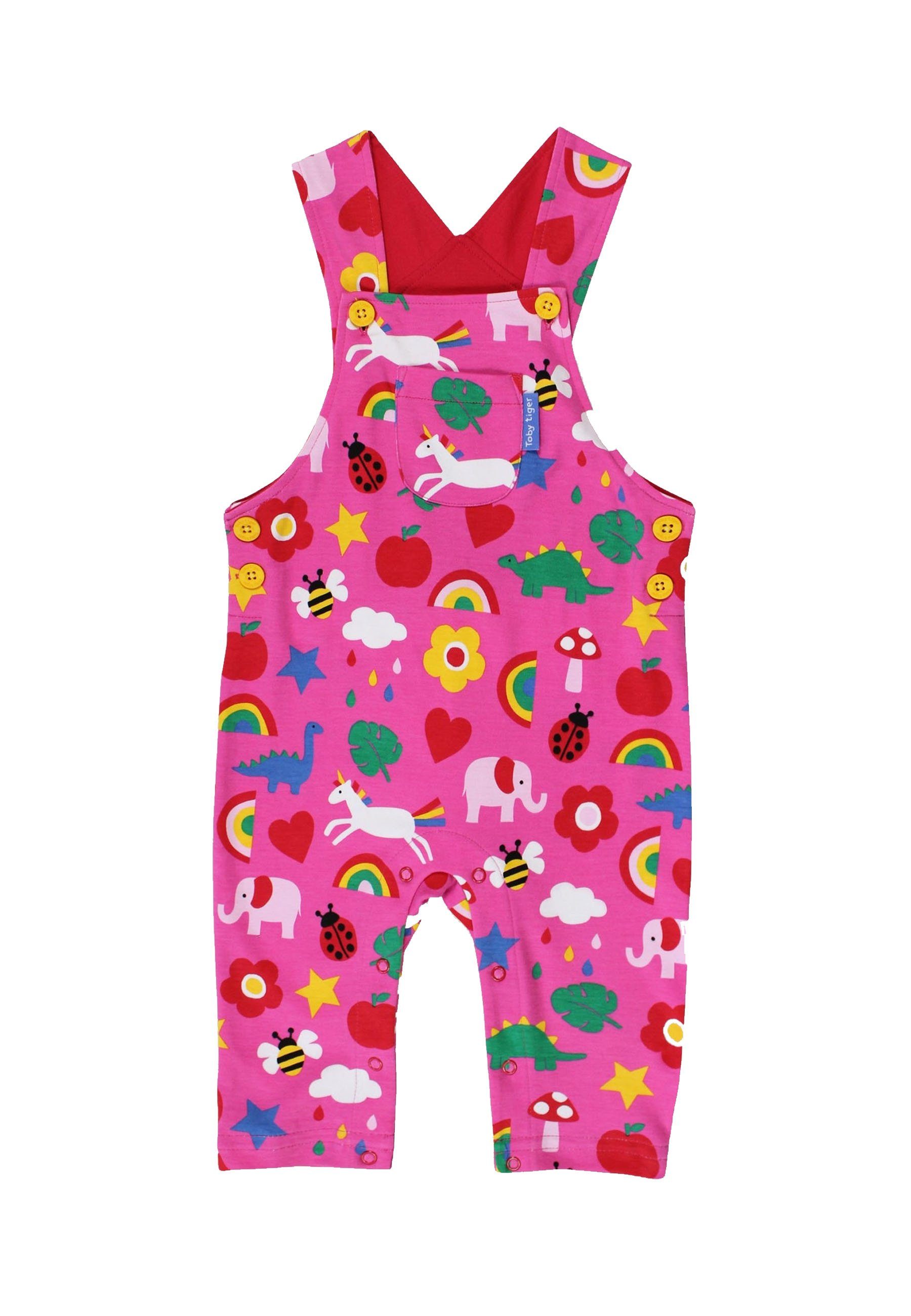 Latzhose Latzhose mit Spielzeug Print