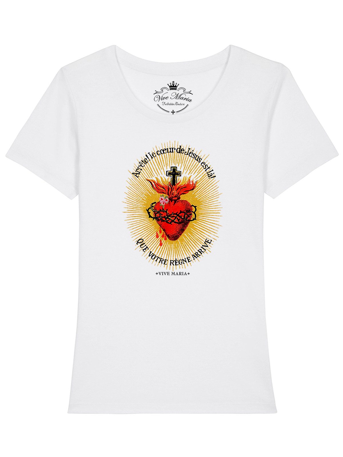 Vive Maria T-Shirt Burning Heart