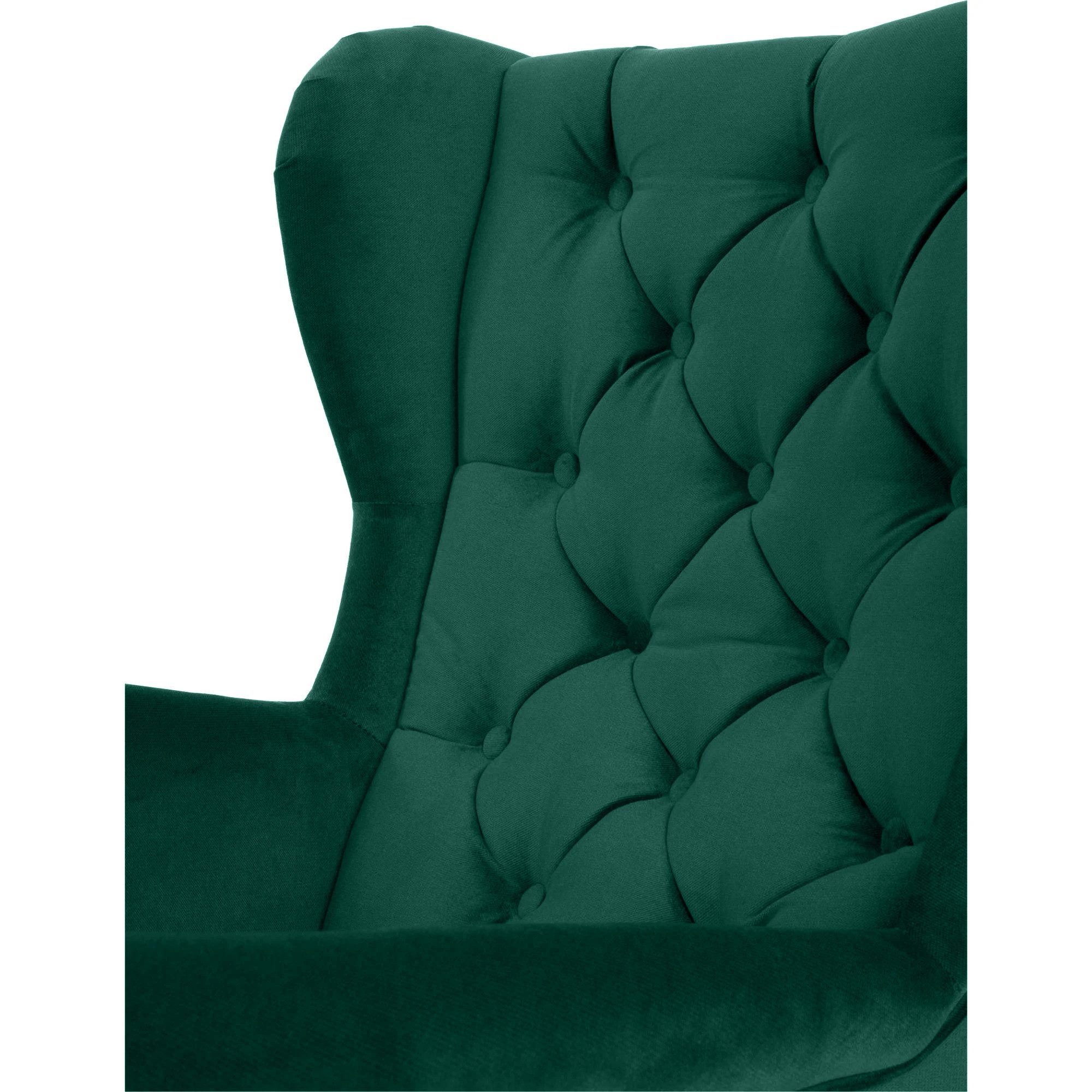 Beautysofa Ohrensessel Sessel FALCO Chesterfield Wohnzimmersessel Fernsehsessel – Bild 4 von 5