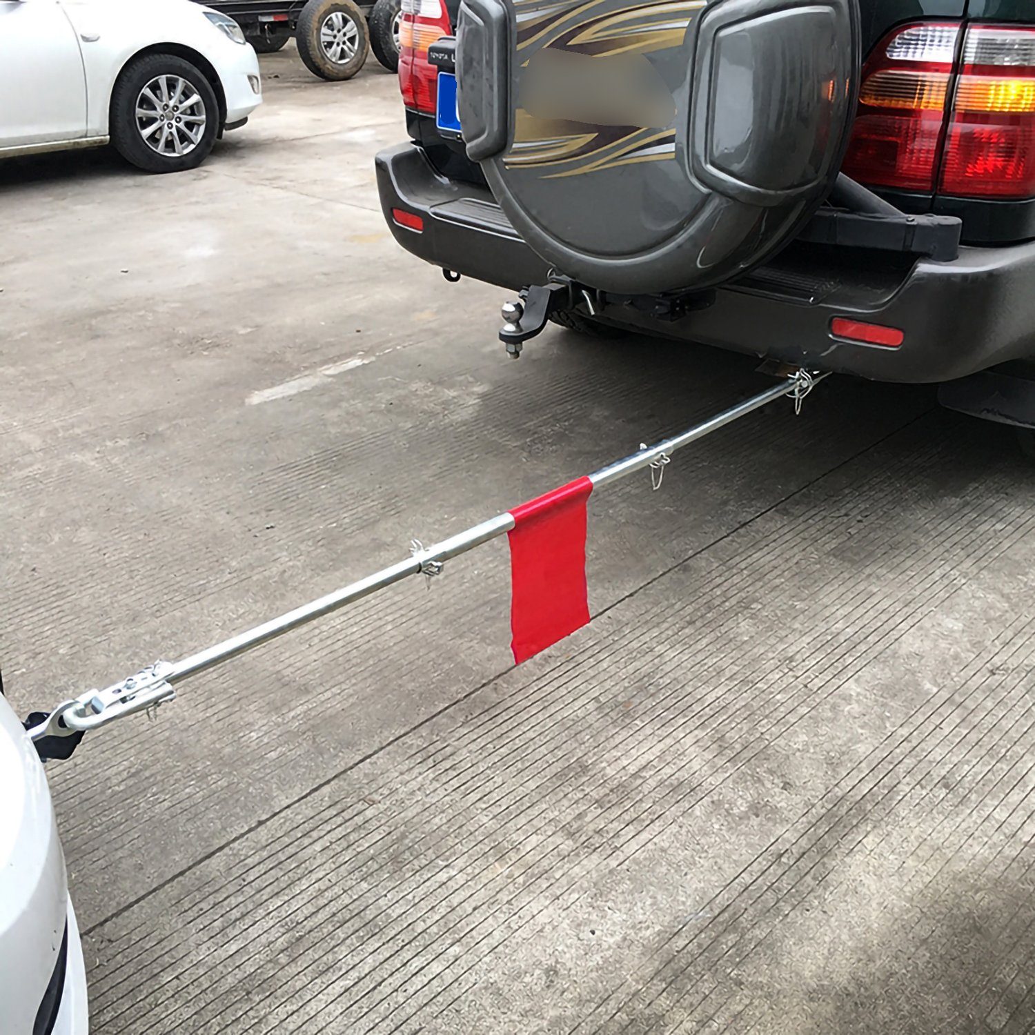MINUS ONE Abschleppstange 5T Für PKW & SUV - 175 Cm, 3000 Kg Zuglast, Mit Dämpfung