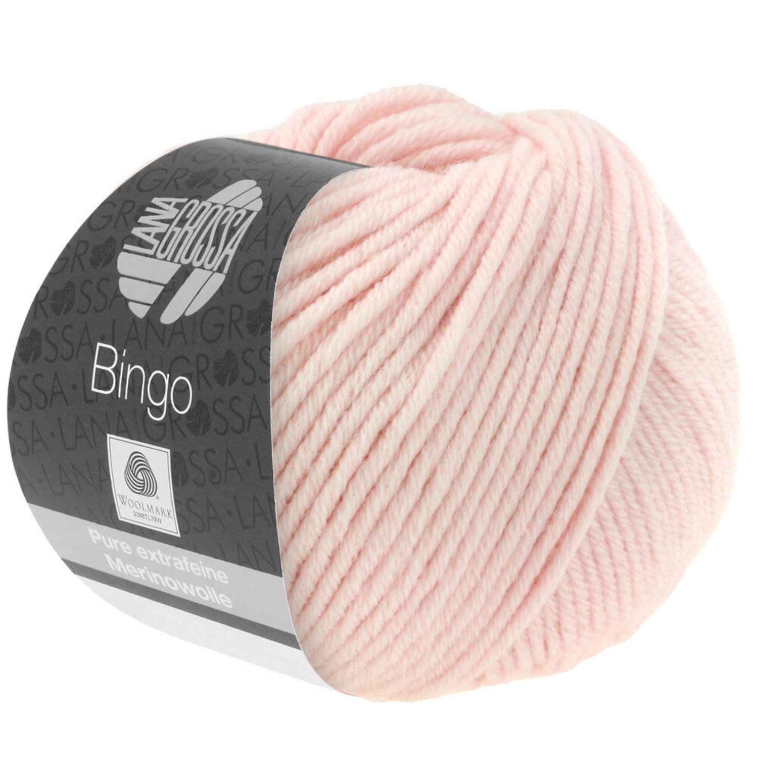 LANA GROSSA BINGO Häkelwolle, 80 m (extrafeine Merinowolle, waschmaschinenfest, für alle Strickprojekte), 50 g