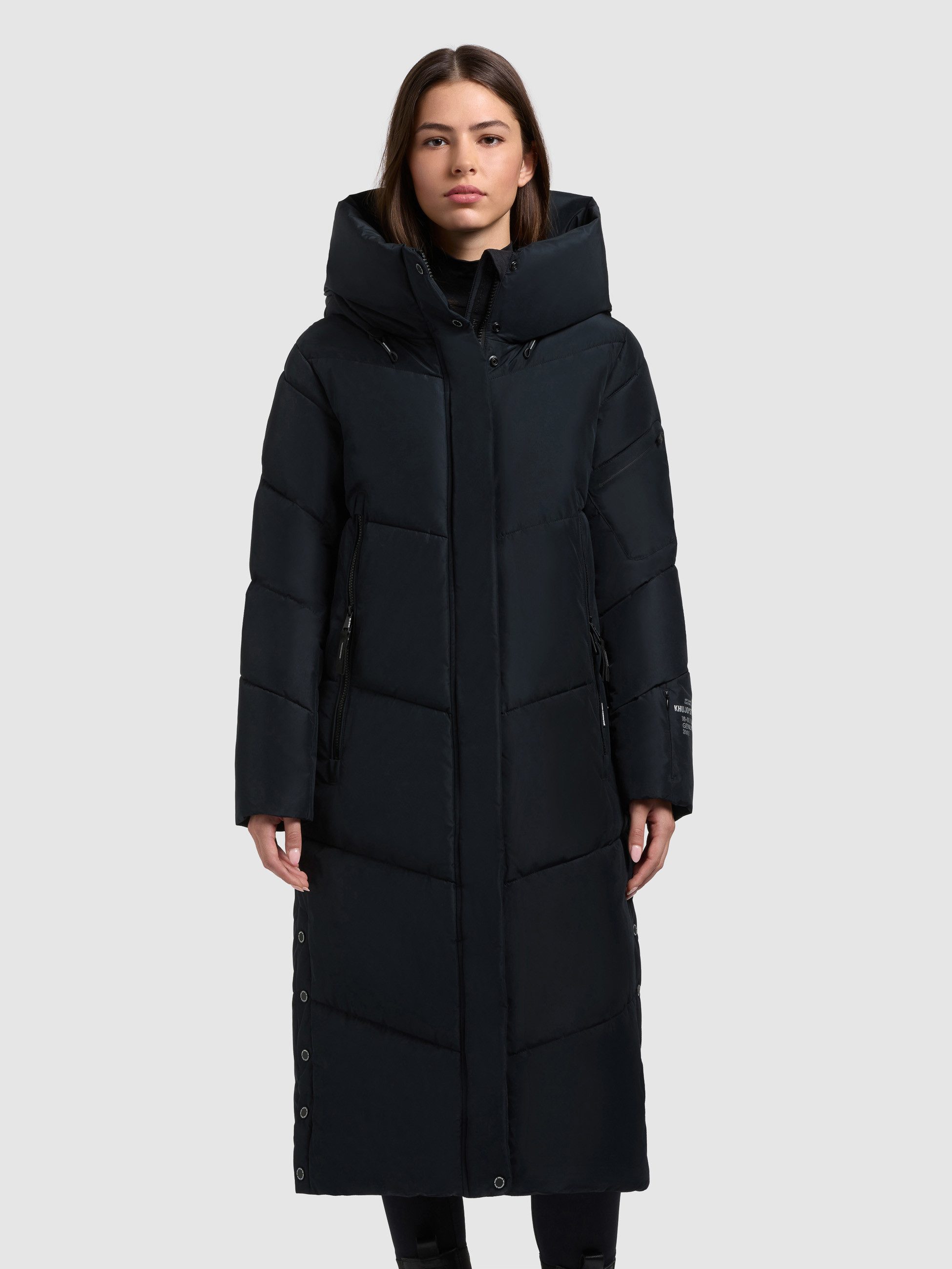 khujo Steppmantel PULSET MATT große Kapuze, Reißverschlusstaschen günstig online kaufen