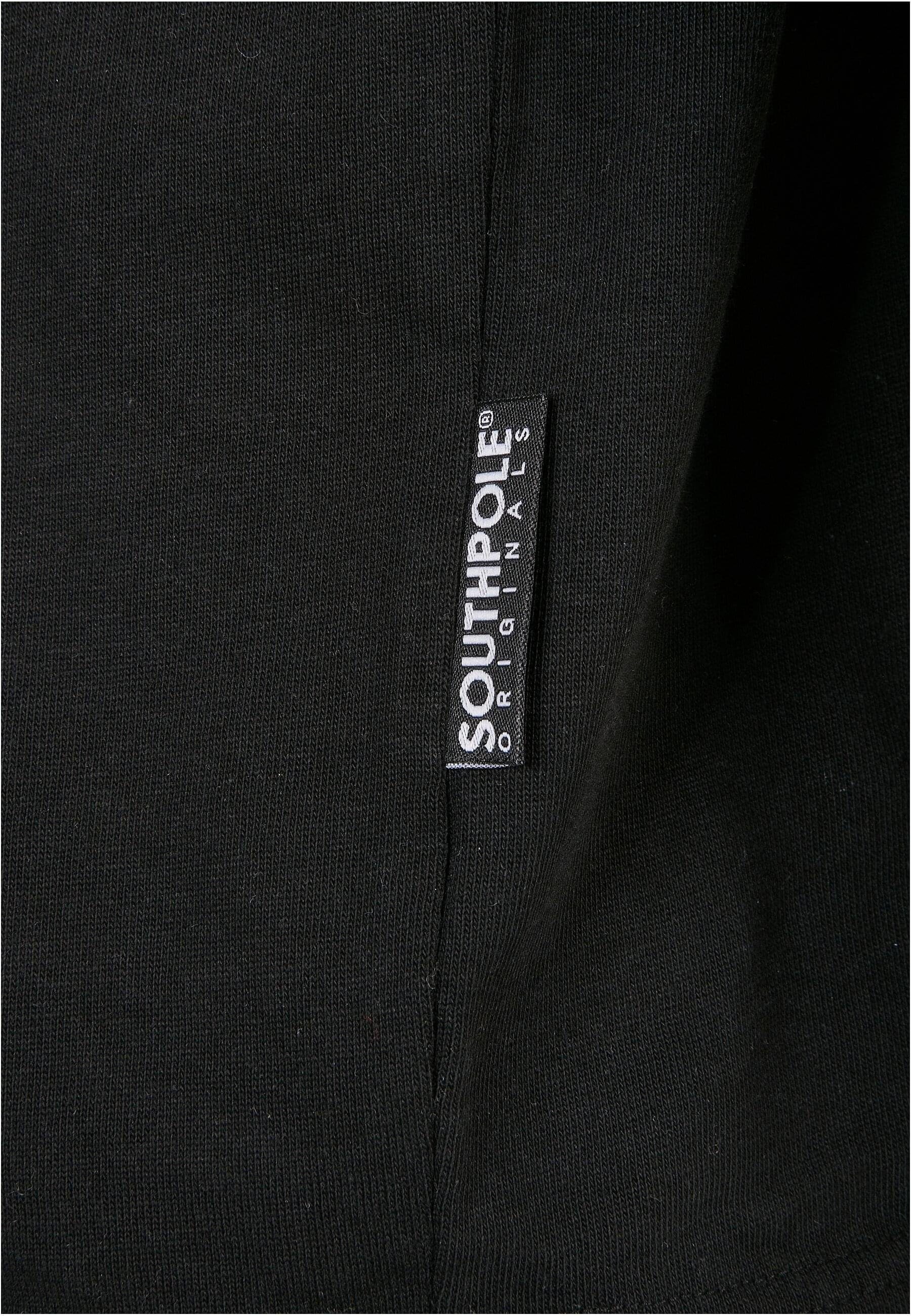 Southpole black Script Herren Longsleeve T-Shirt Southpole (1-tlg)