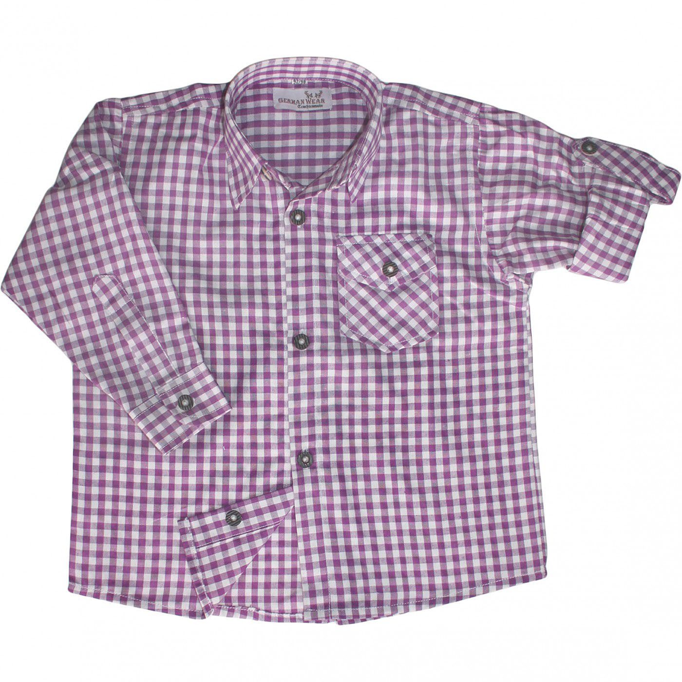 German Wear Trachtenhemd GW1224 Trachtenhemd für Trachtenlederhose