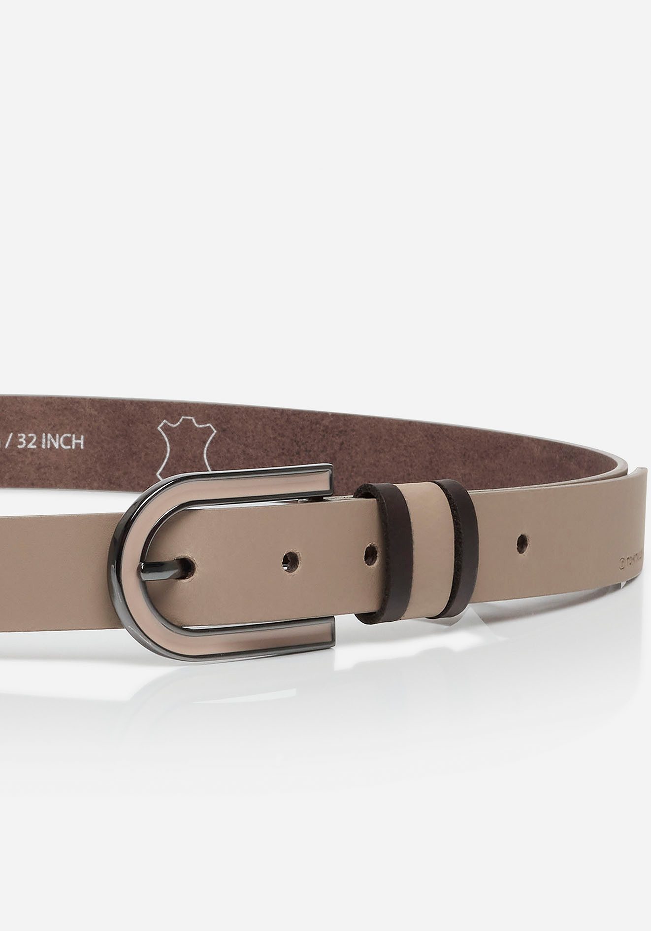 TOM TAILOR Ledergürtel TTSHINEAD 2,5 cm breiter Damengürtel, Must-Have für günstig online kaufen