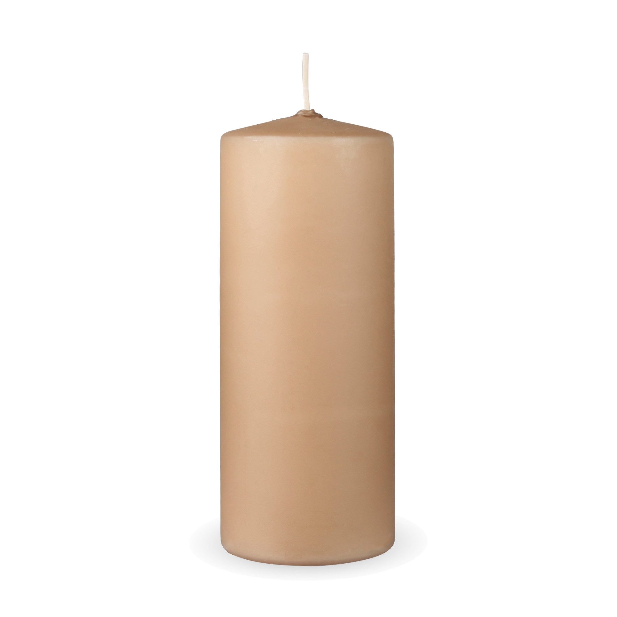 HS Candle Stumpenkerze Säulenkerze Ø7cm (1-tlg), Wachskerzen - unparfümiert günstig online kaufen