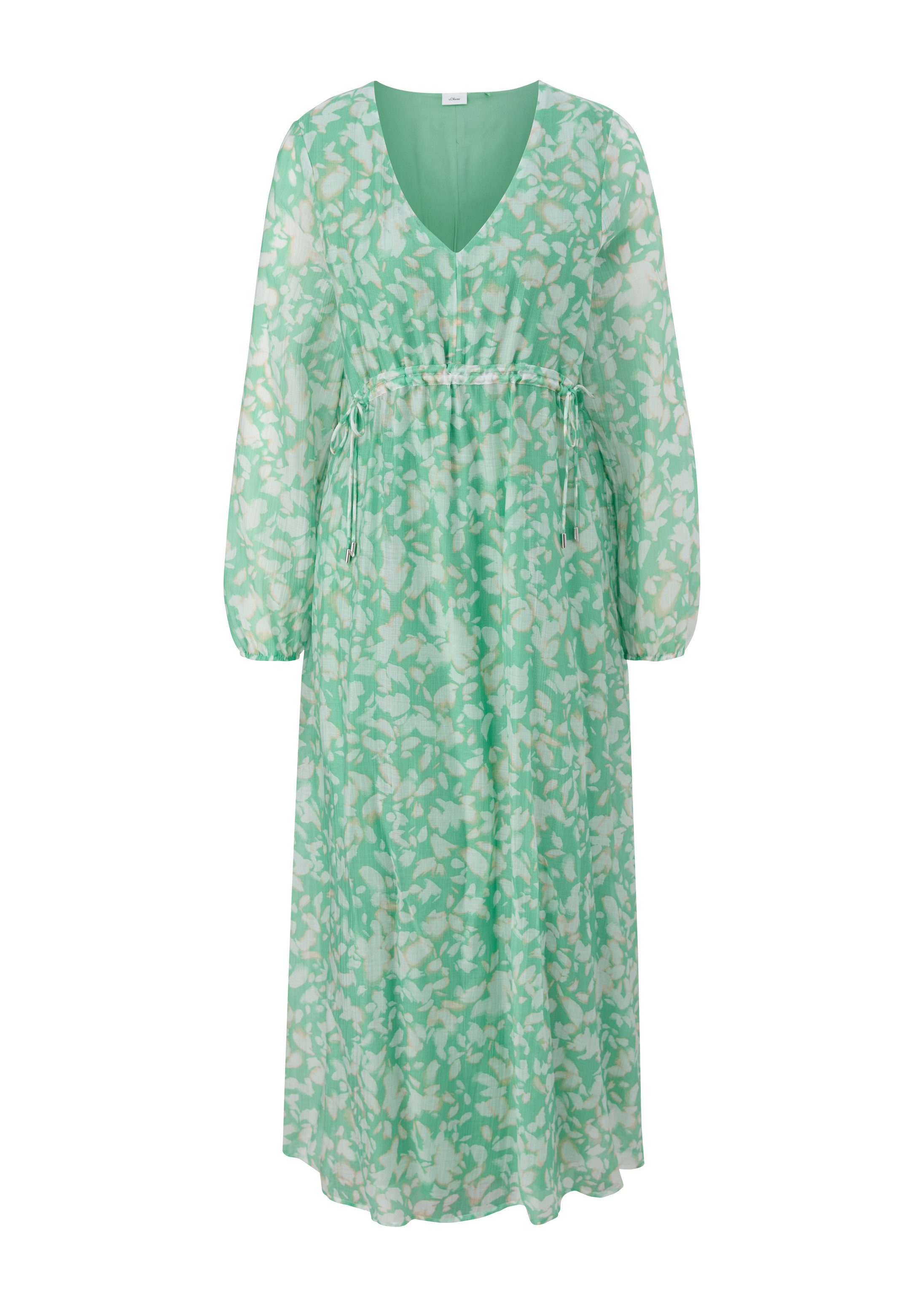 s.Oliver Maxikleid Kleid Maxikleid aus Lyocellmix