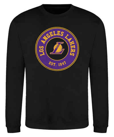 Quattro Formatee Sweatshirt Los Angeles Lakers LA - Basketball NBA Team Basketballer Trikot Fans (1-tlg)
