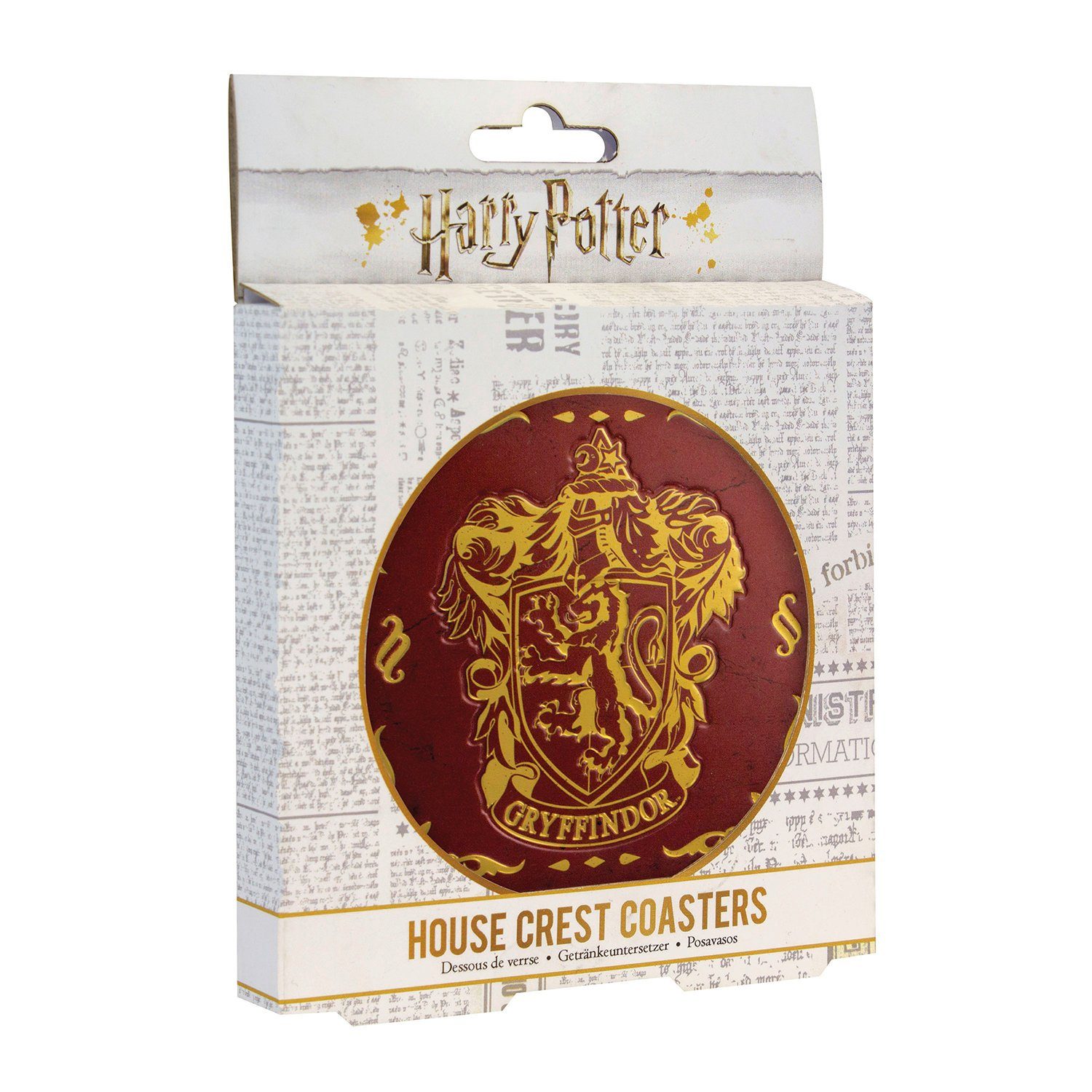 Set Untersetzer Getränkeuntersetzer Potter Paladone Hogwarts Harry Hauswappen