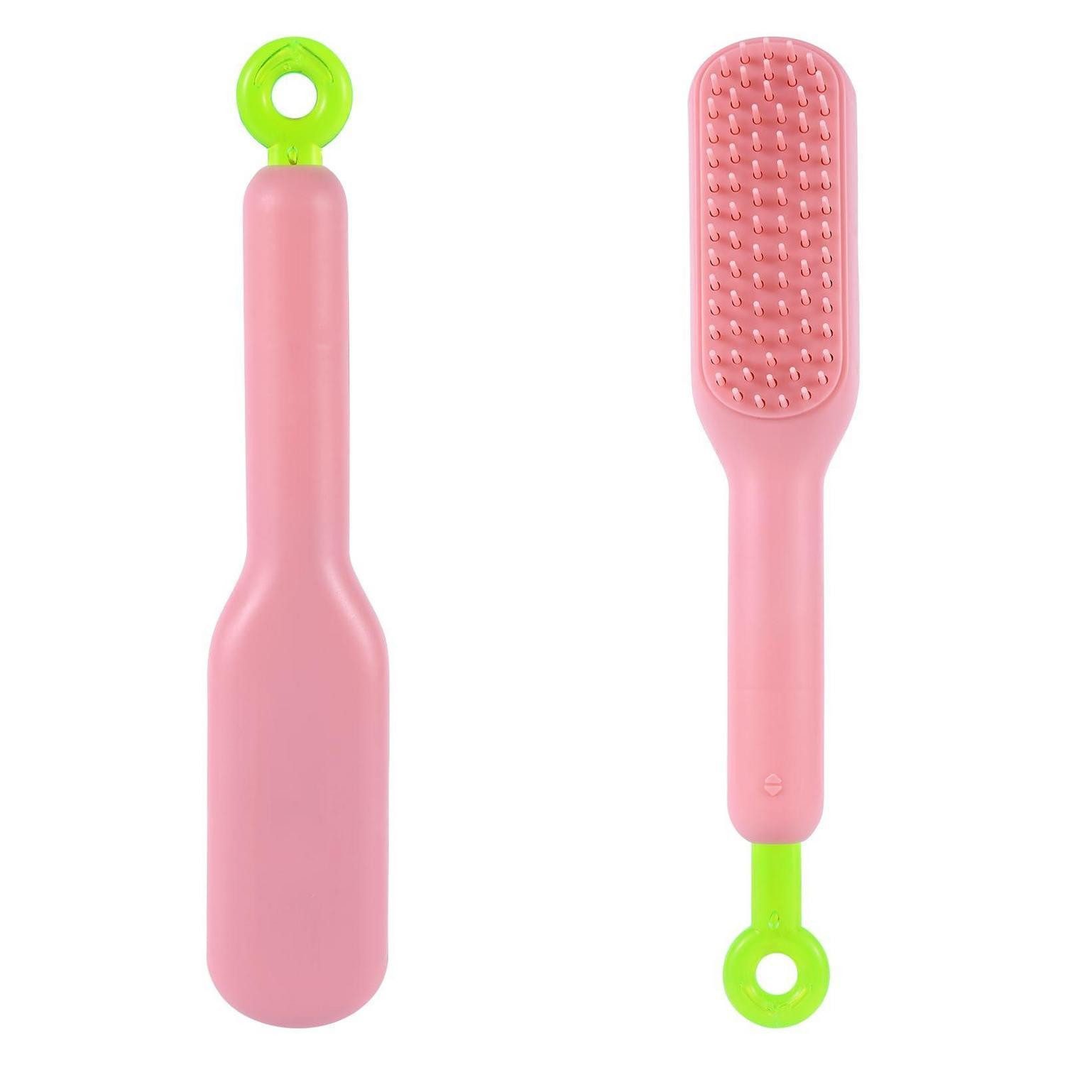 LuxusKollektion Fellbürste Einziehbare Welpenbürste Pink