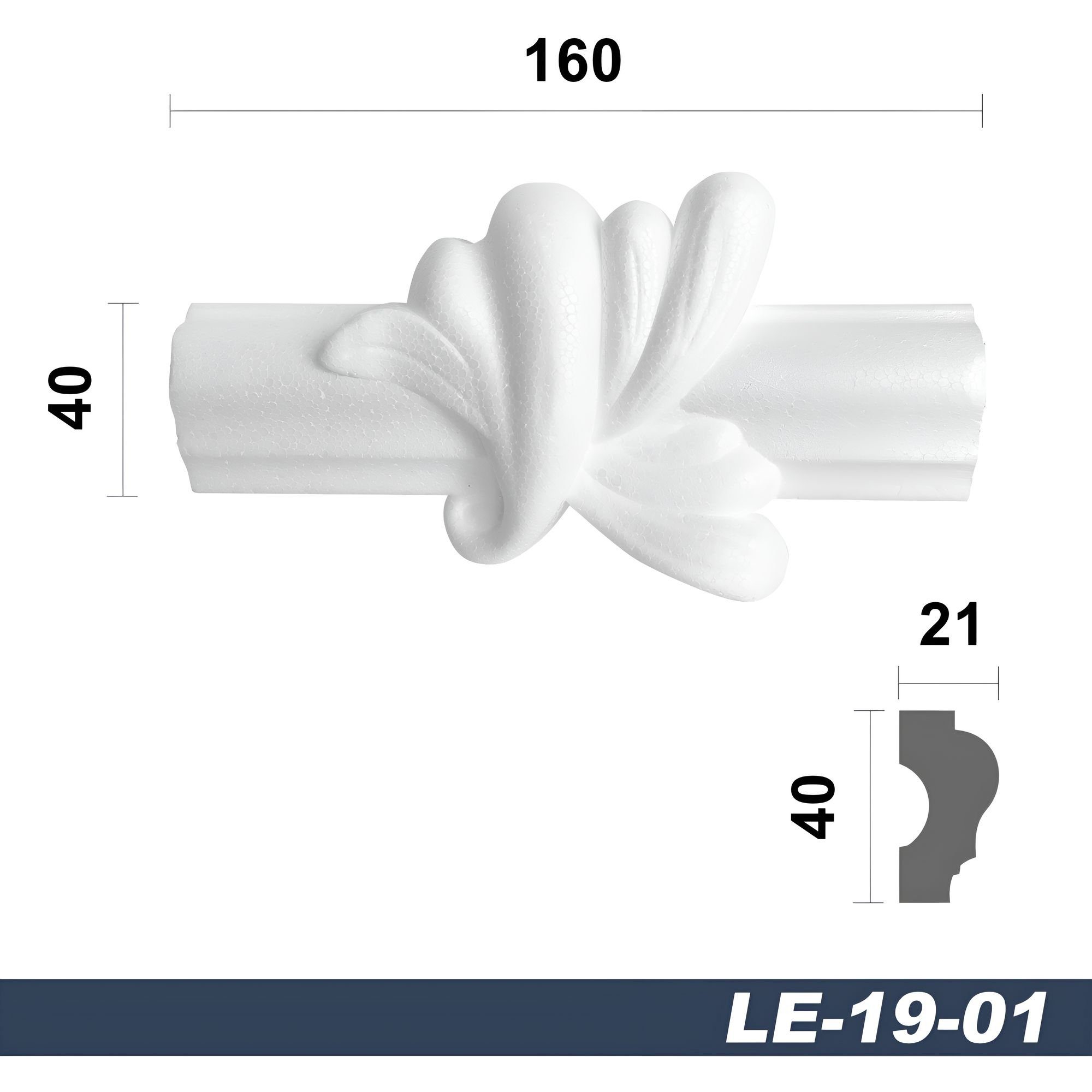 marbet design Zierleiste LE-19-01, 4 Zwischensegmente, günstig online kaufen