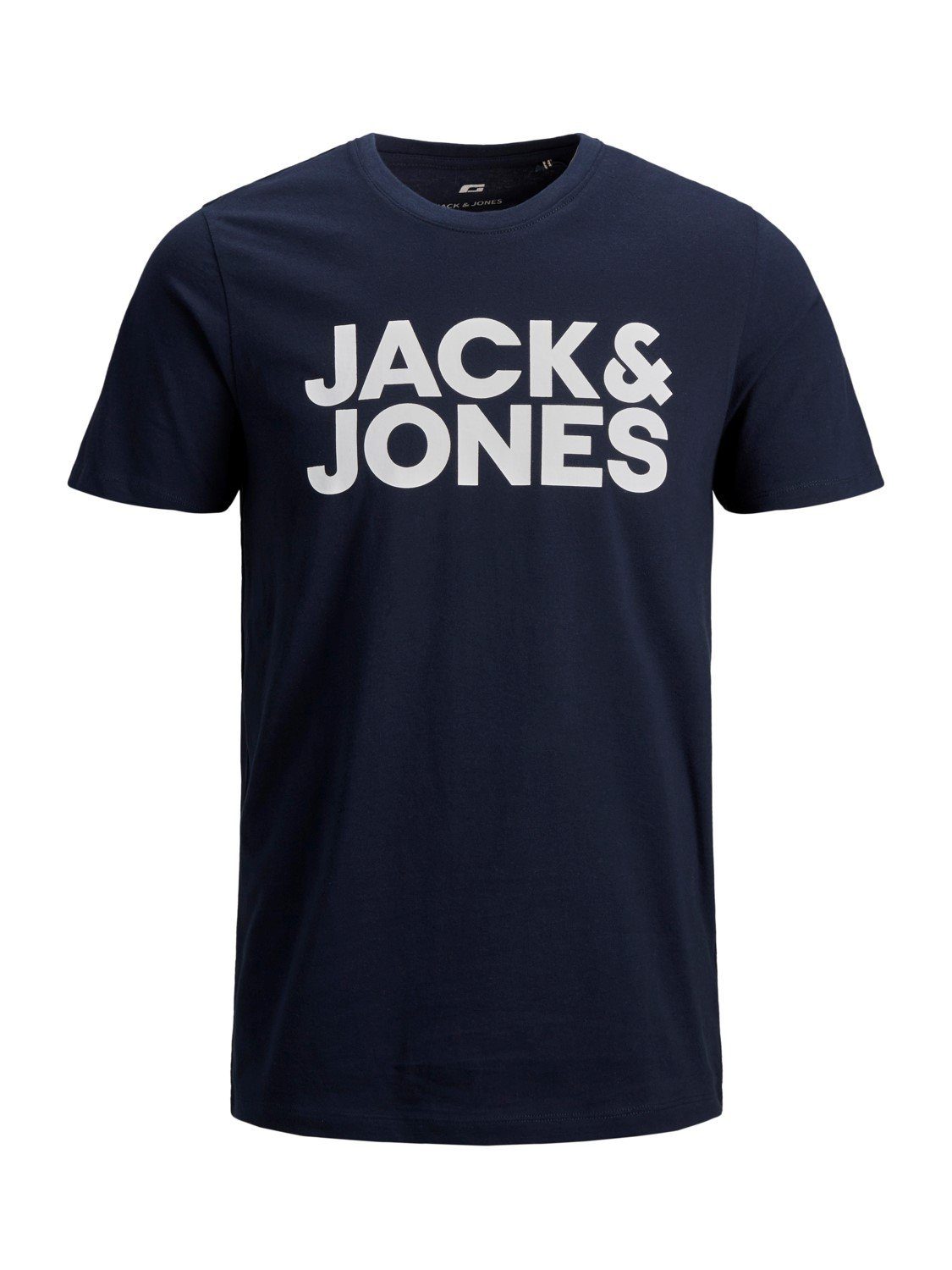 Jack Jones Blazer JJECORP Navy aus T-Shirt 12158505 Baumwolle LOGO (1-tlg) &