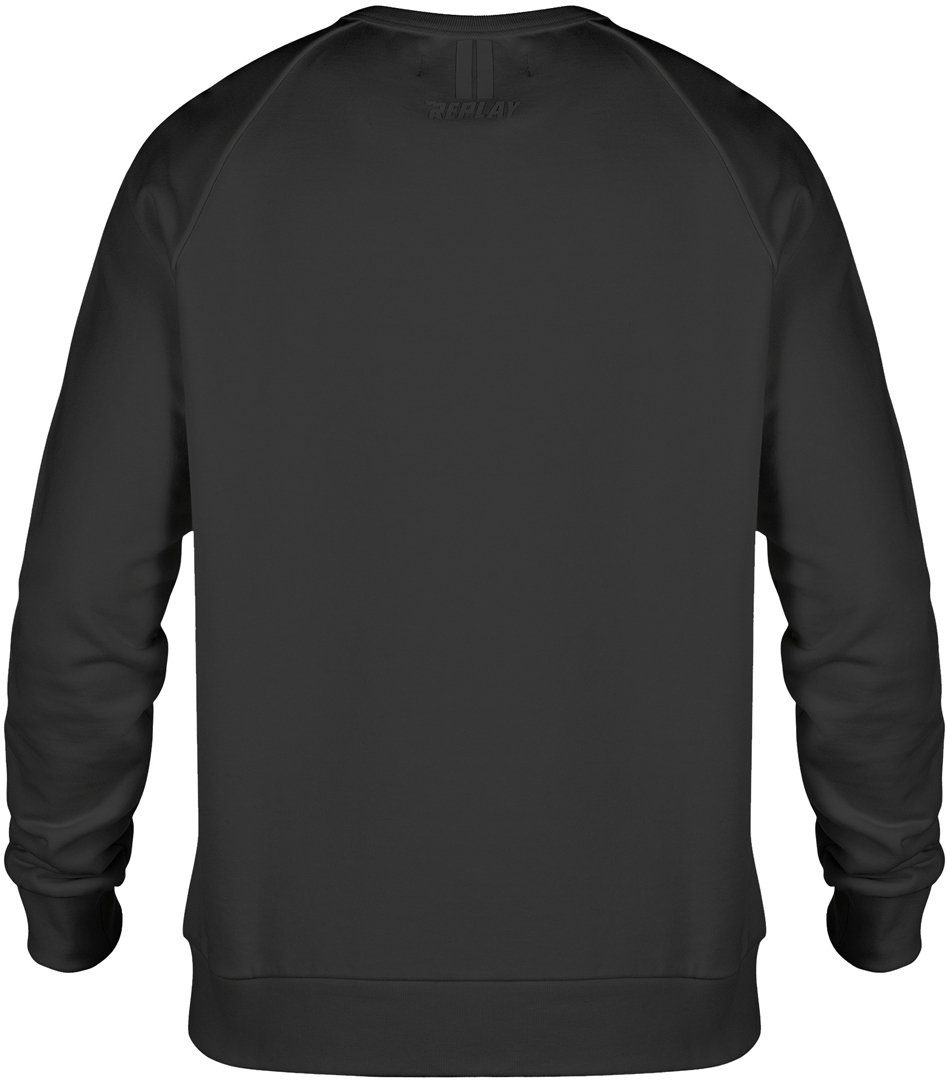 Sweater Replay Logo Kapuzenpullover Black