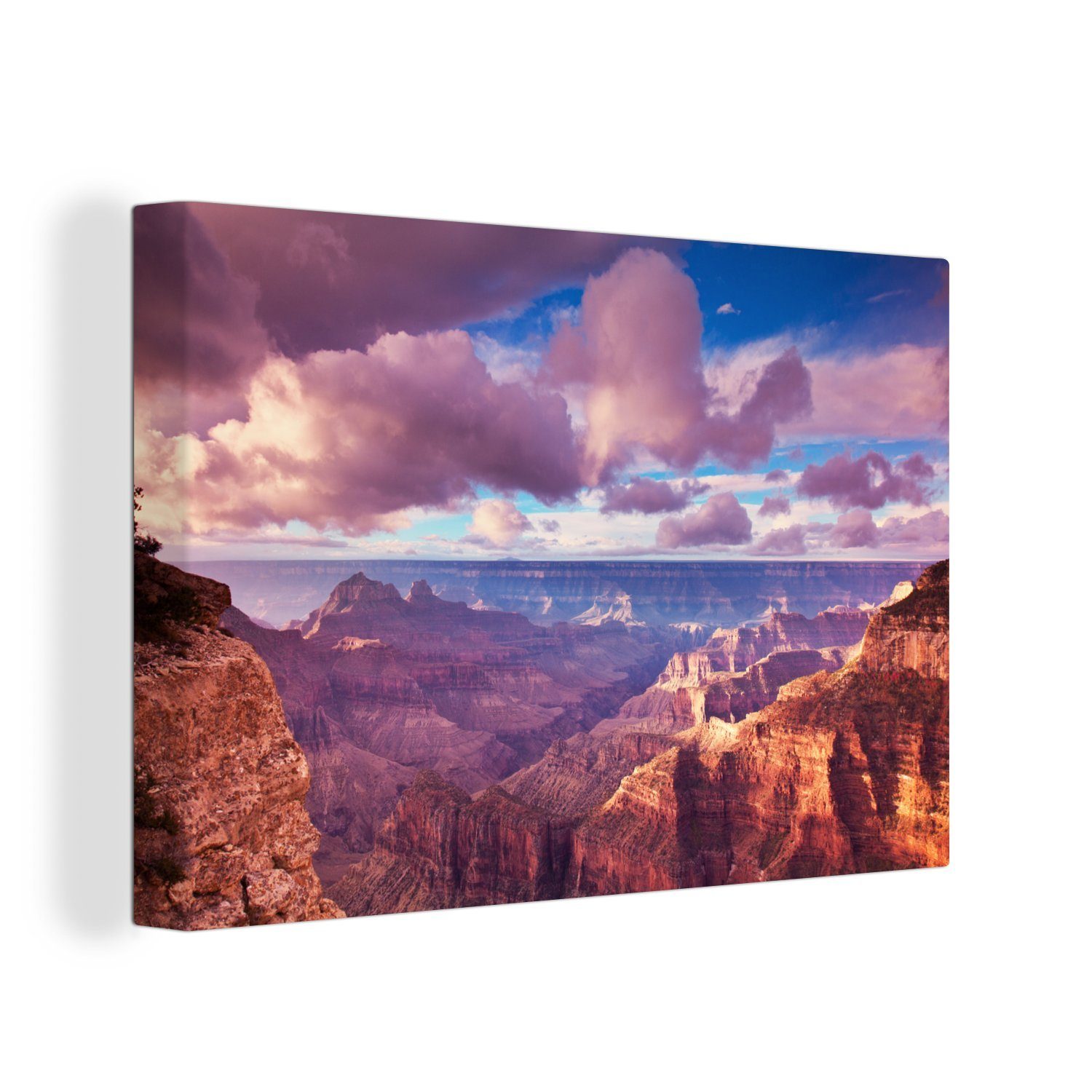 OneMillionCanvasses® Leinwandbild Grand Canyon, Vereinigte Staaten, (1 St), Wandbild Leinwandbilder, Aufhängefertig, Wanddeko, 30x20 cm