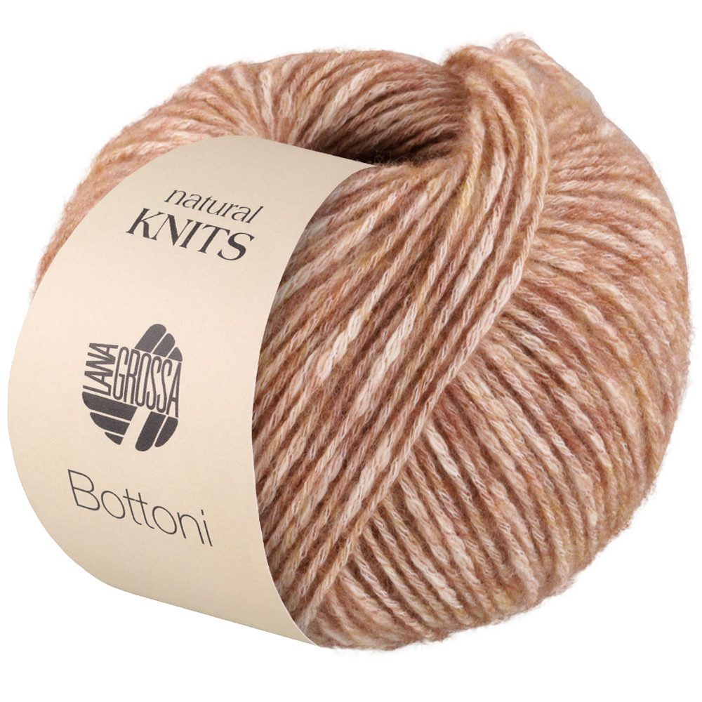 LANA GROSSA BOTTONI Häkelwolle, 125 m (Strukturiertes Kettengarn aus weichem Baumwolle-Viskosegemisch), 50 g