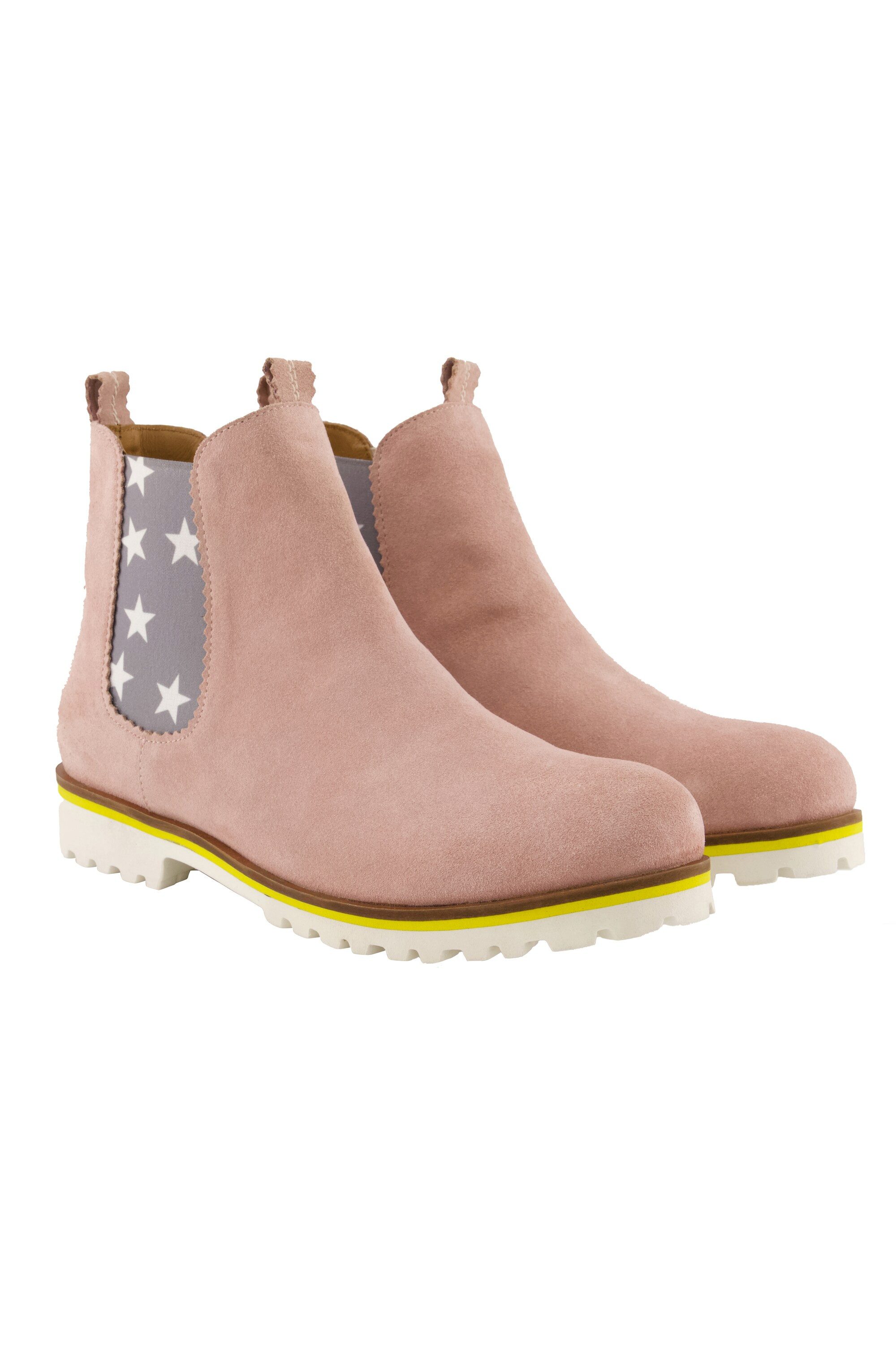 Ulla Popken Chelseaboot Stretcheinsatz Sterne Weite H Stiefel