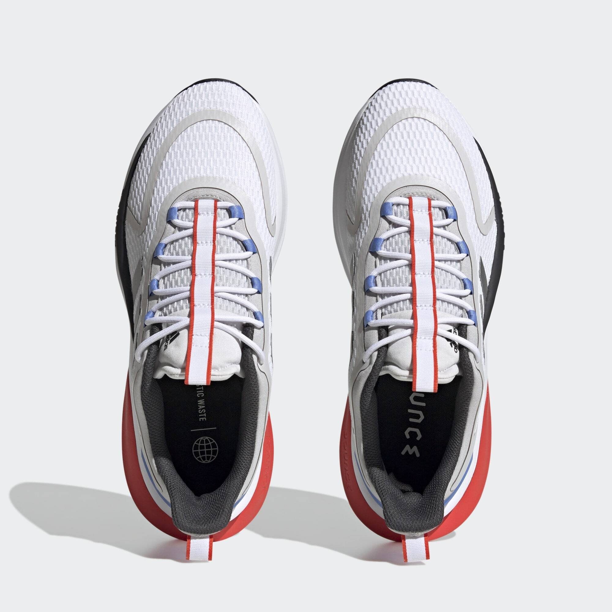 adidas Sportswear ALPHABOUNCE+ BOUNCE Fusion Silver SCHUH Sneaker Cloud / White Blue / Metallic