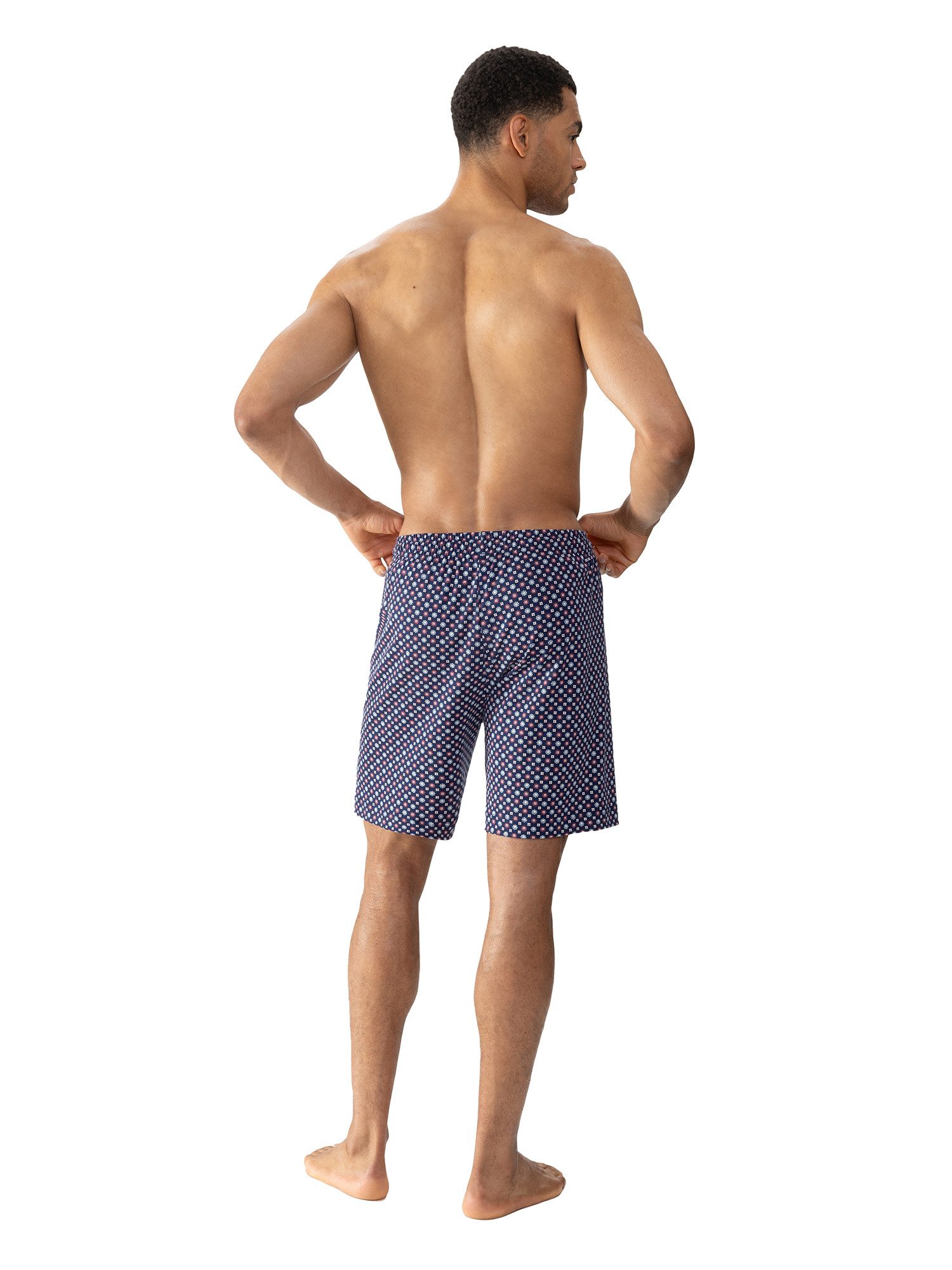 Mey Pyjamashorts TIE MINIMAL Komfortbund mit Kordelzug – Bild 3 von 4