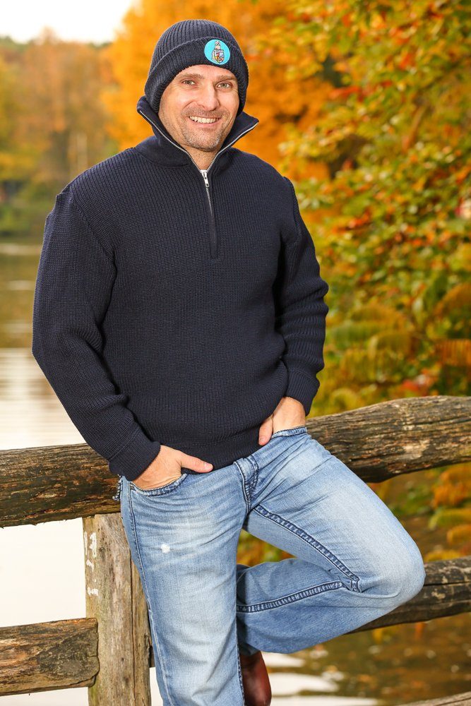 tomBrook Troyer Korvettenkapitän (1-tlg) Herren Seemannspullover Pullover Korvettenkapitän aus 100% Schurwolle