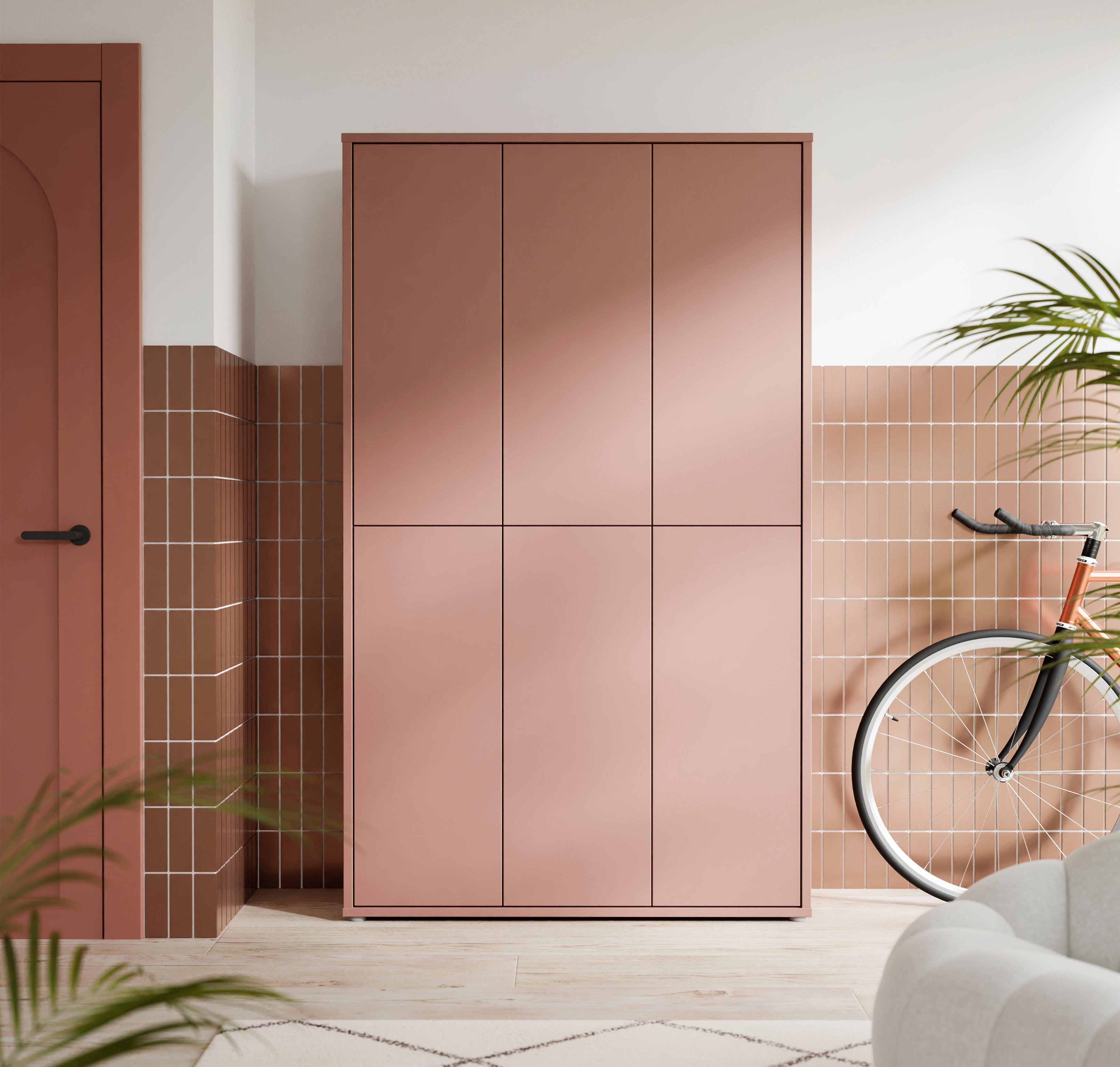 FORTE Schuhschrank Alice Springs (B/H/T 109,2/191,9/34,9 cm) Stauraumschran günstig online kaufen