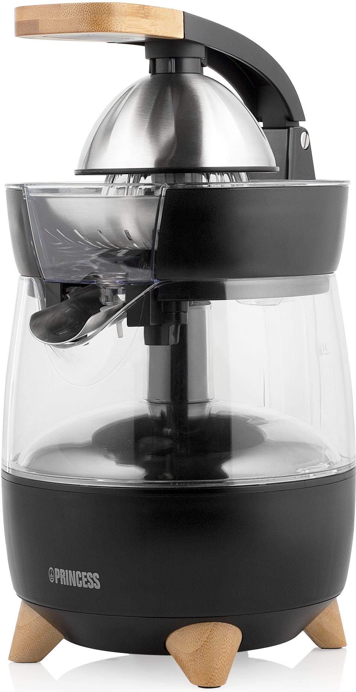 PRINCESS Zitruspresse 20186, 300 W, Pur - einzigartiges 3-Wege-Zapfen