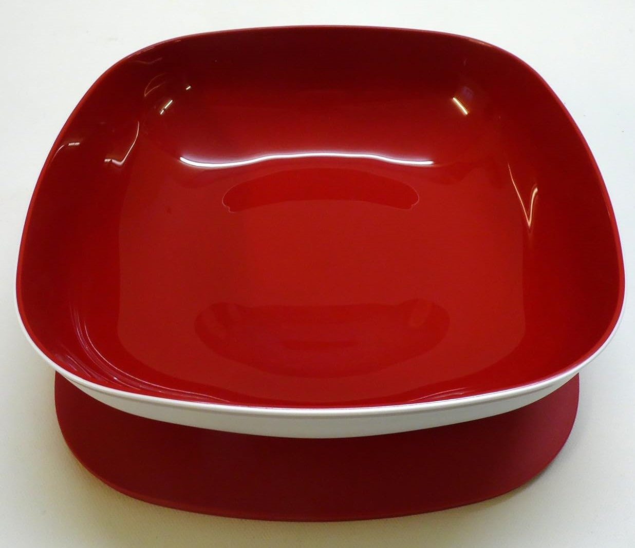 TUPPERWARE Servierschüssel Tupperware Allegra 2,5 L in bordeaux rot