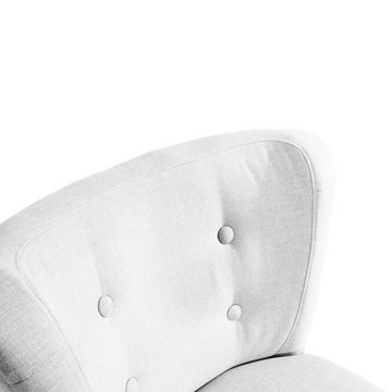 58 aufm Kessel Sessel Sessel Kassi Bezug Flachgewebe Buche schwarz / weiß 22375 (Sparpreis inkl. Kostenlosem Versand, 1-St), hochwertig verarbeitet,bequemer Sitz