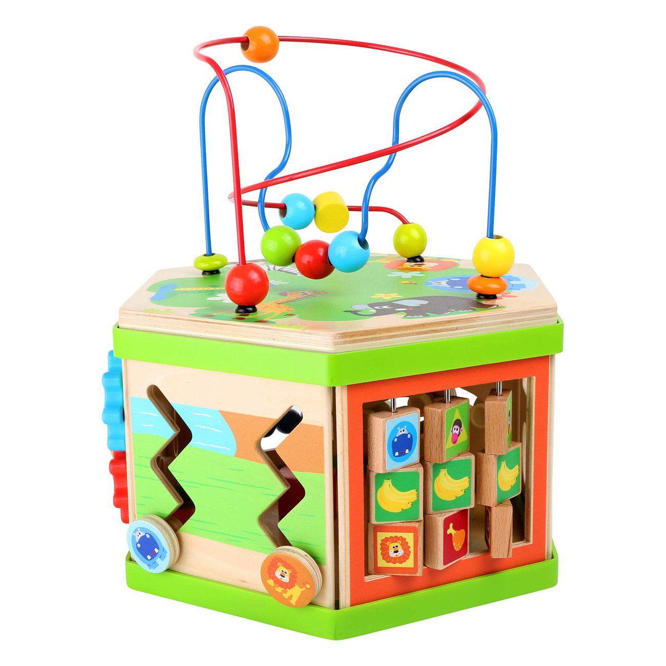 Lernspielzeug Motorikwürfel Tier-Safari 4244