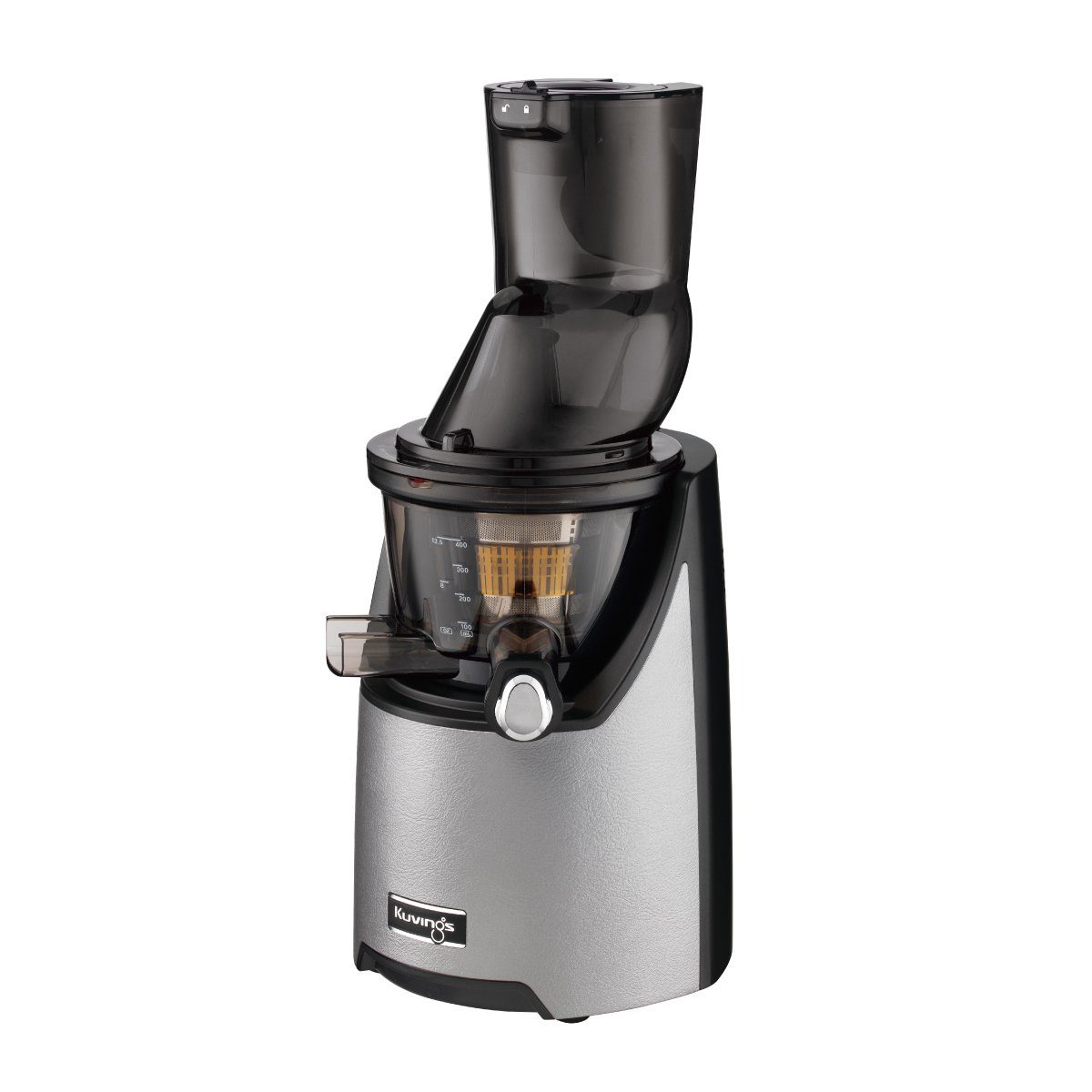 Kuvings Slow Juicer Whole Slow Kaltpress-Entsafter Sorbetfilter Silber 240 Sorbet EVO820 Matt Smoothie Mastizierender Set) mit W, Signature, Smoothie-, Juicer Filter 3-in-1 (incl