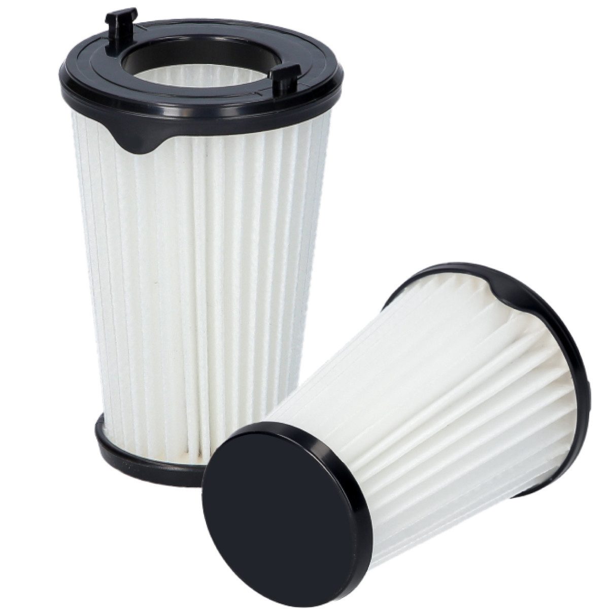 McFilter HEPA-Filter Filter 2x geeignet für AEG CX7-2 & QX8 ERGORAPIDO, AEG Electrolux, Juno Zanker Zanussi 9001683755, passgenau, wie AEF150