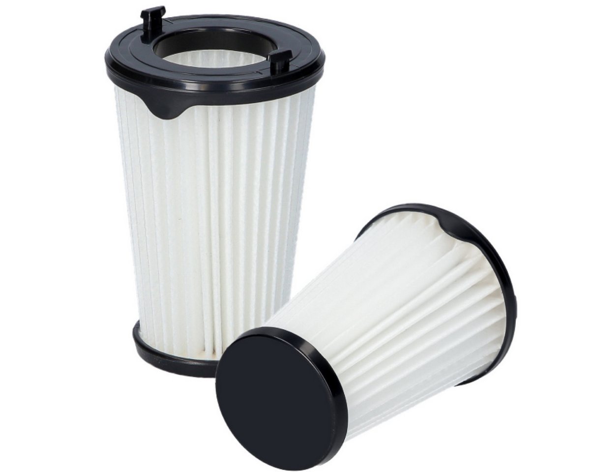 McFilter HEPA-Filter Filter 2x geeignet für AEG CX7-2 & QX8 ERGORAPIDO, AEG Electrolux, Juno Zanker Zanussi 9001683755, passgenau, wie AEF150