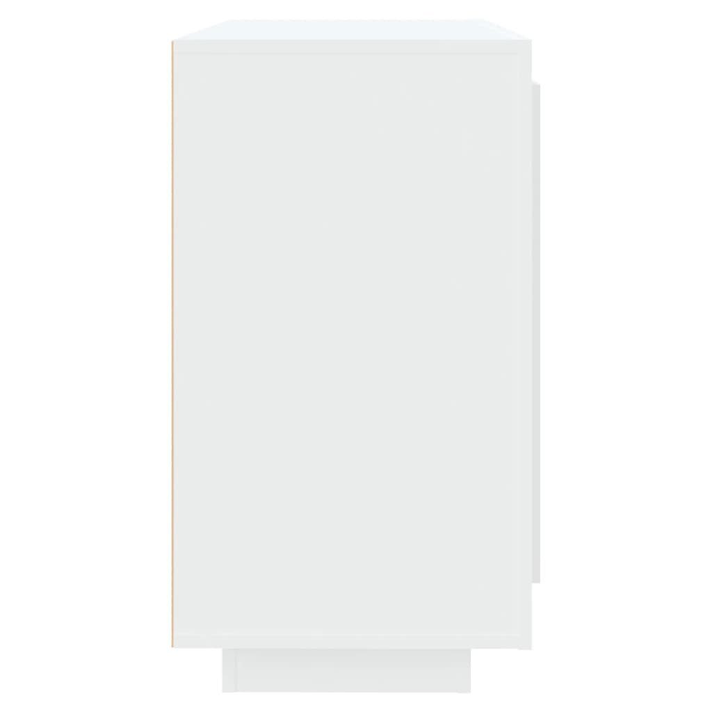 vidaXL Sideboard NA Sideboard Weiß 80x40x75 cm Spanplatte