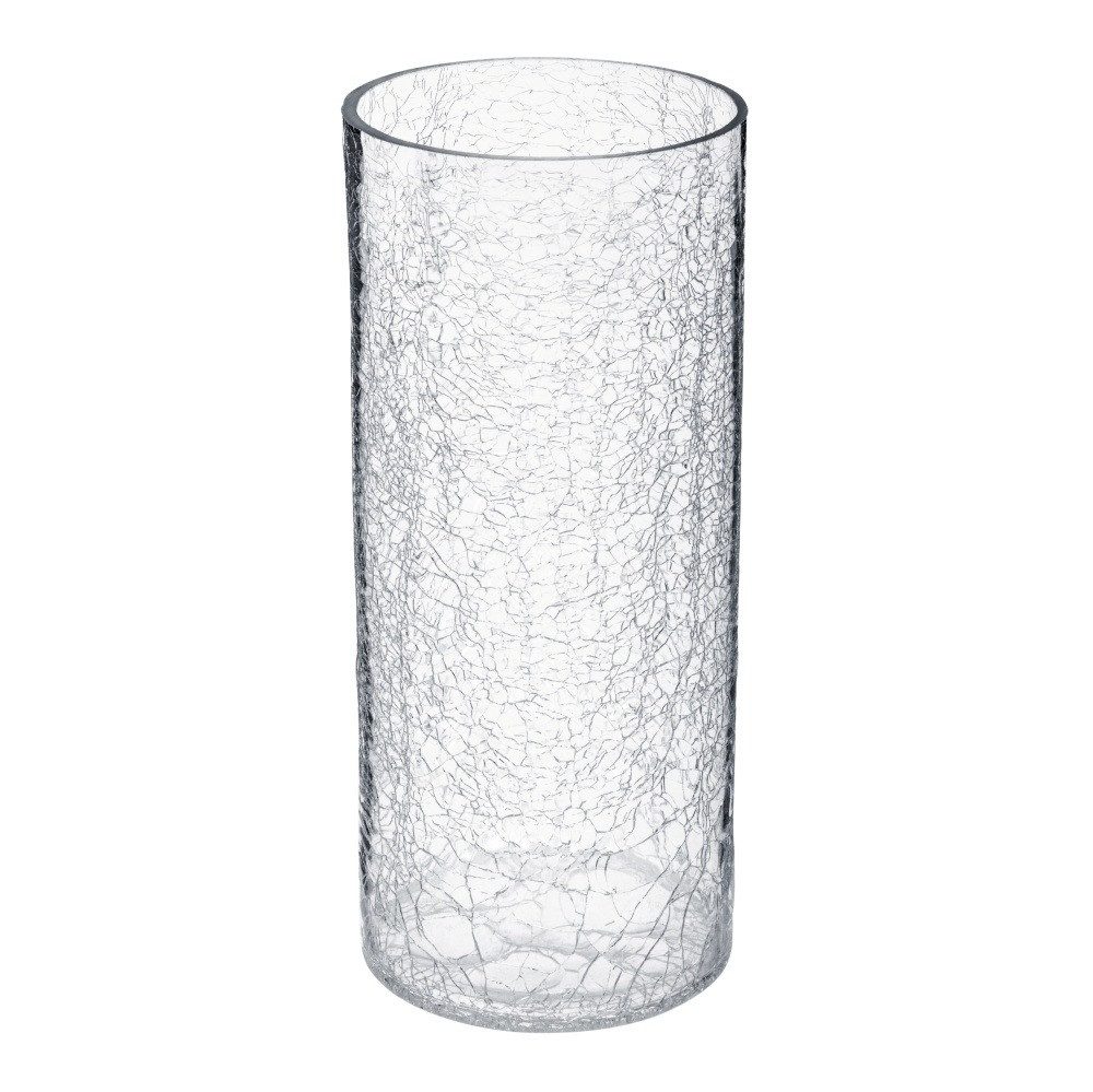 Atmosphera Créateur d'intérieur Dekovase Glasvase, Crackle Motiv, Atmosphera Créateur d'intérieur, 30 cm (einzeln)