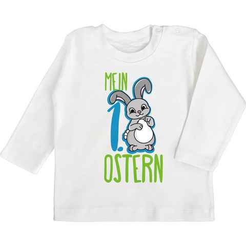 Shirtracer T-Shirt Mein 1. Ostern Hase blau Ostergeschenke