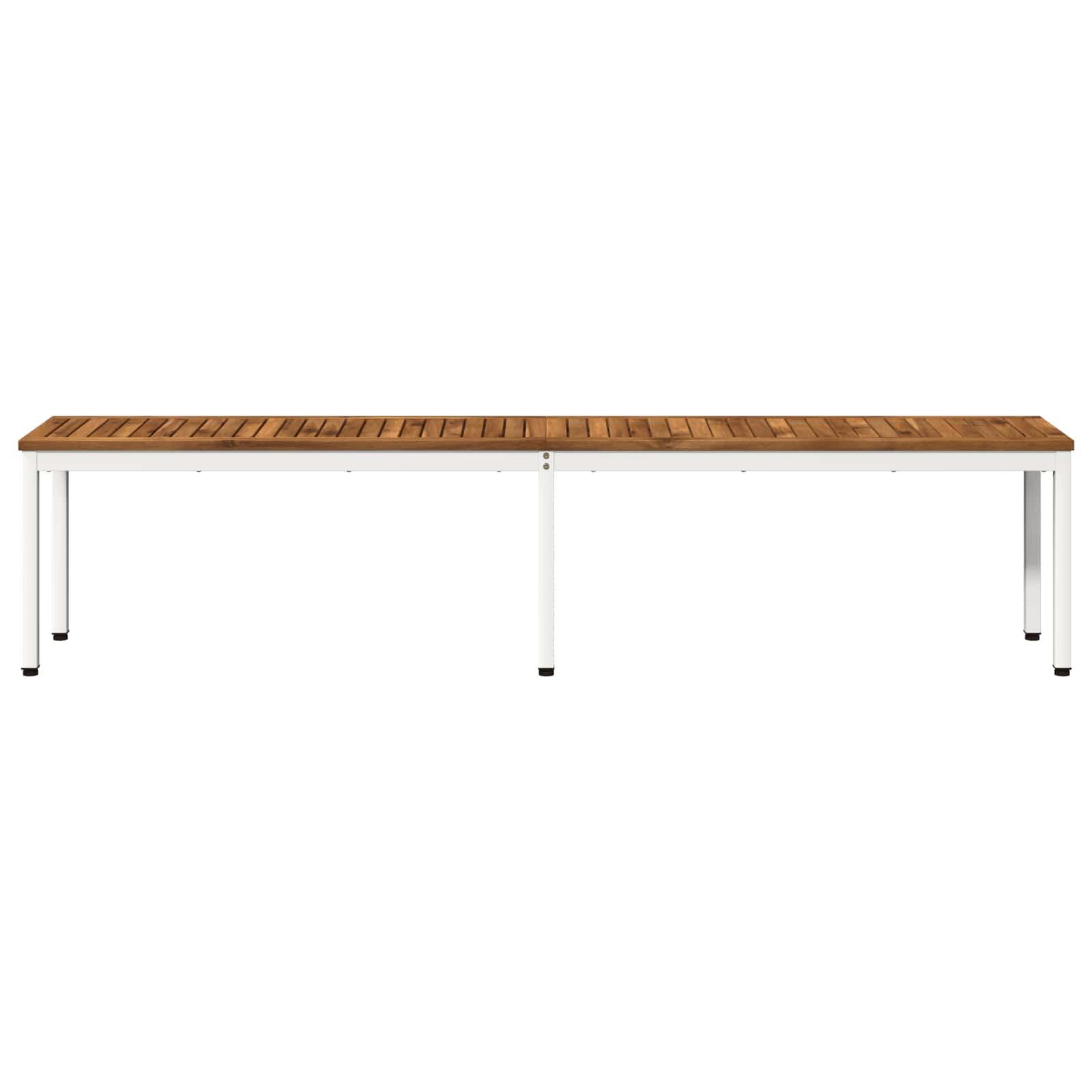 vidaXL Gartenbank Gartenbank 201 x 35 x 45 cm Massivholz Rechtwinklig (1-St)