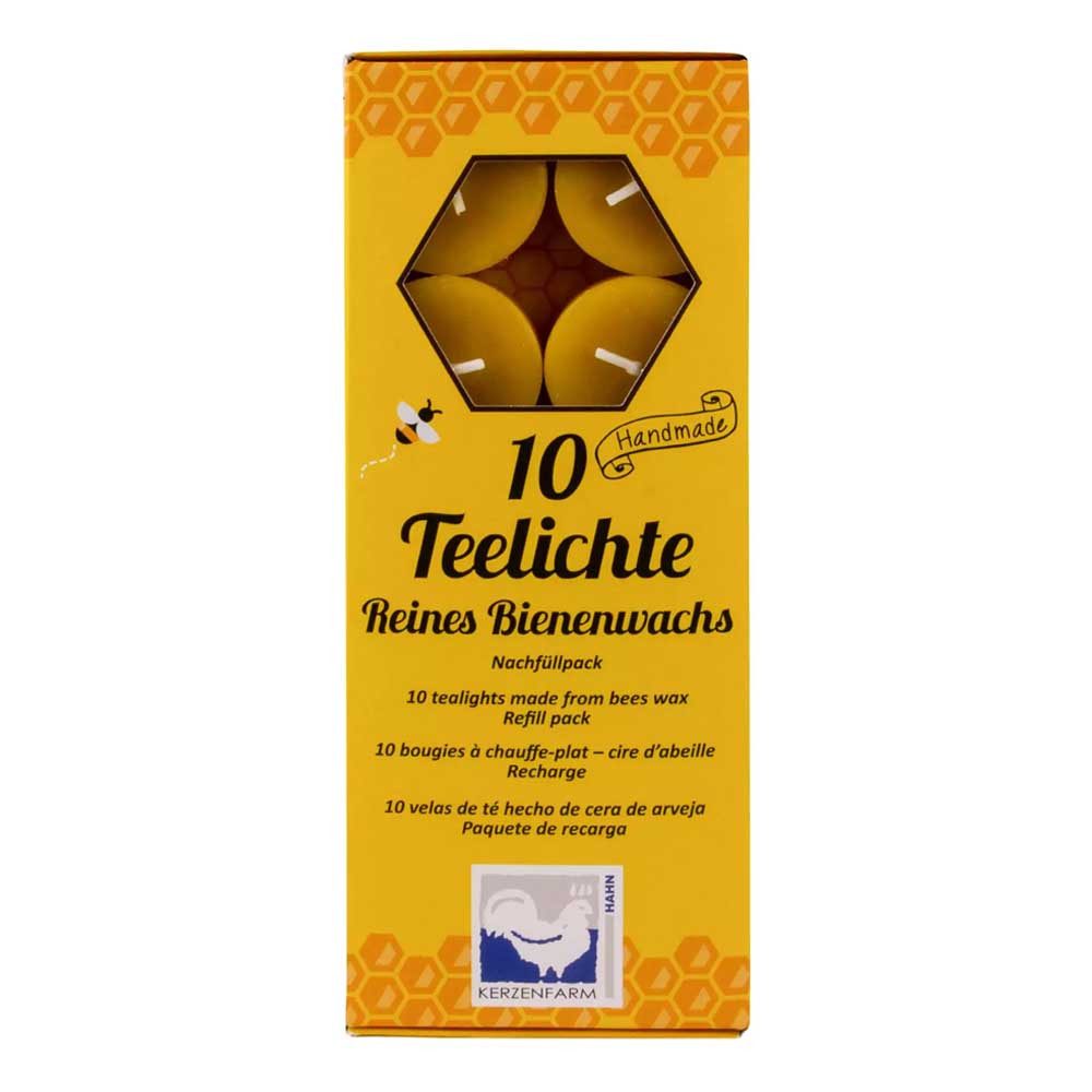 Kerzenfarm Hahn Formkerze Bienenwachs - Teelichte Nachfüllpack günstig online kaufen