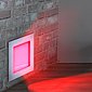 näve LED Einbaustrahler, LED rot Deko Panel Einbau Strahler Licht Dekoration Highlight weiß Naeve 4024221, Bild 1