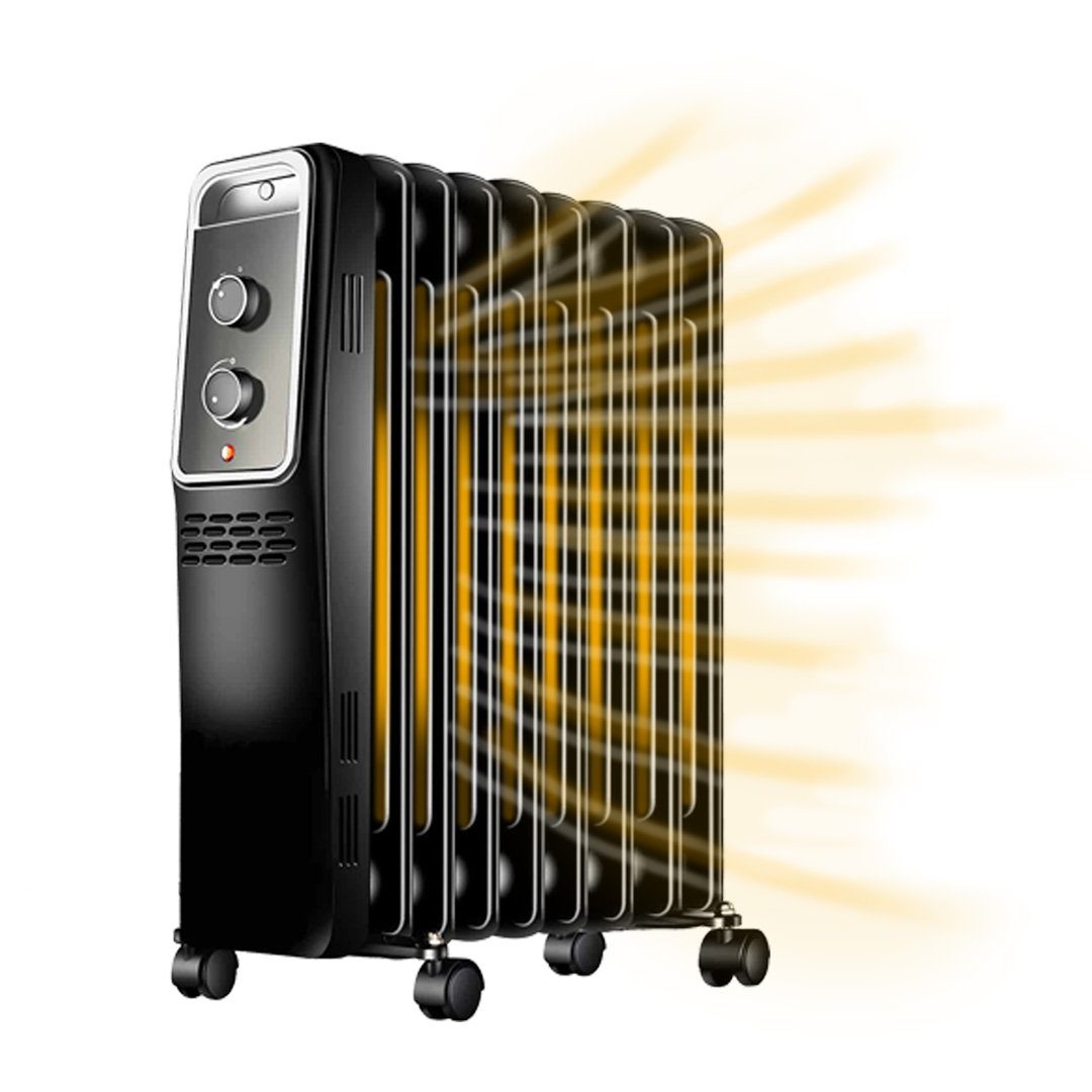BlueCraft Ölradiator BC-84, Elektroheizung 2000 Watt günstig online kaufen