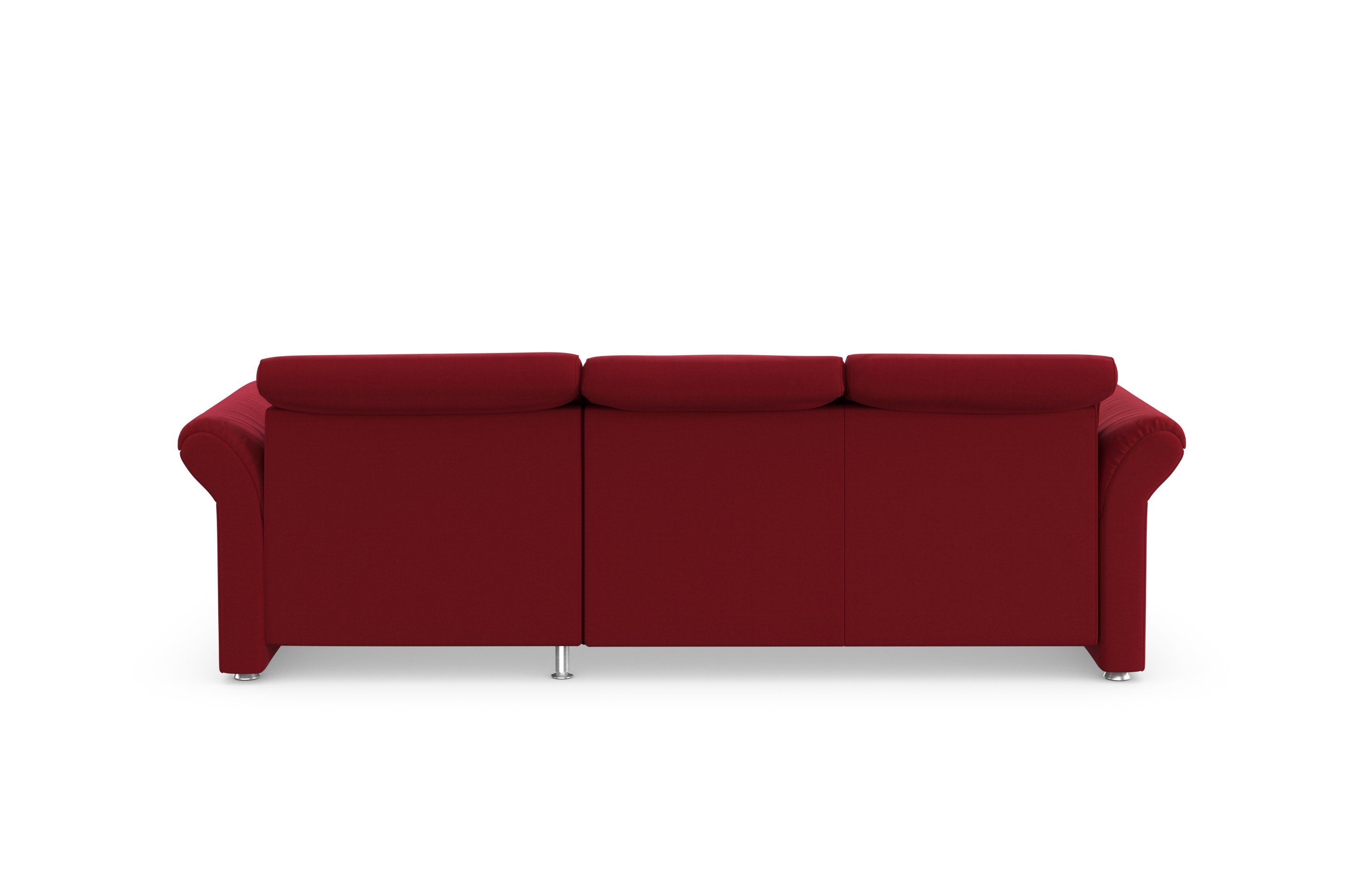 sit&more Ecksofa Apulia, wahlweise Bettfunktion, und Armteilverstellung Kopf- Bettkasten und