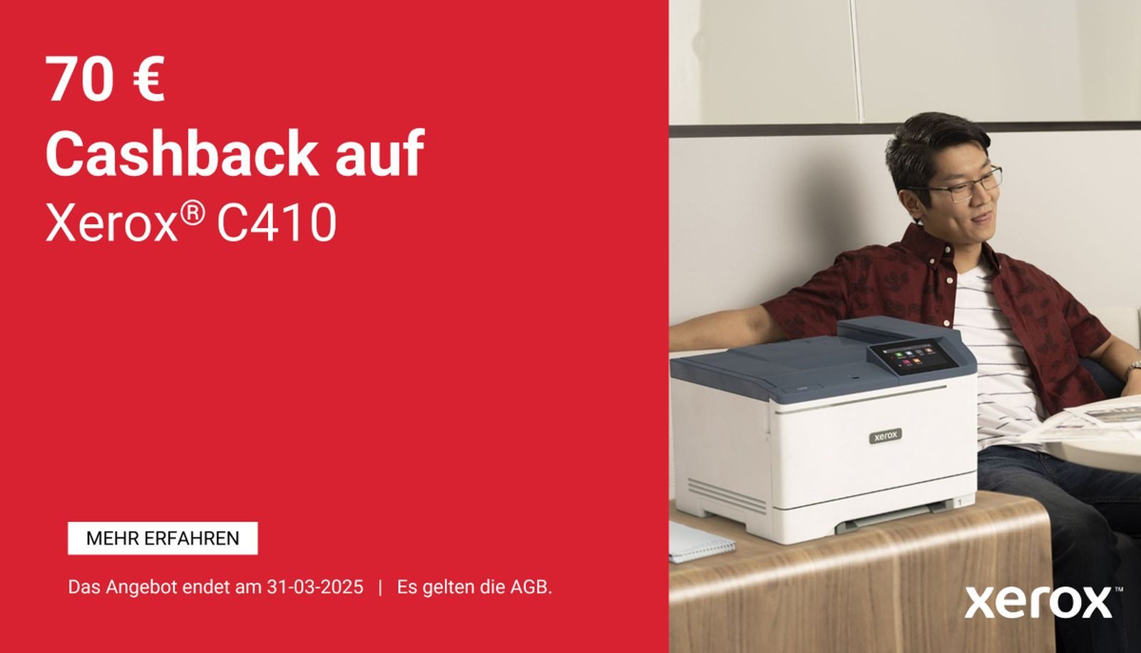 Xerox C410V/DN - Drucker - Duplex - Laser - A4/Legal - 1200 x 1200 dpi - bis Laserdrucker