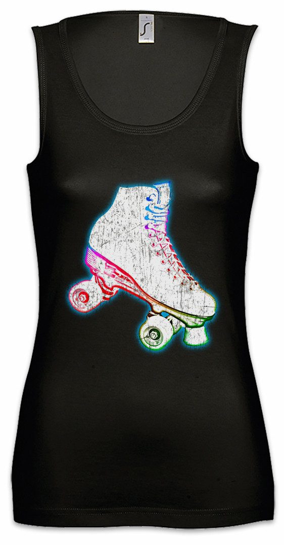 Urban Backwoods Tanktop Roller Skate Ärmelloses Damen T-Shirt Rollschuhe Skater Inline-Skater Inline Skates Girl Derby