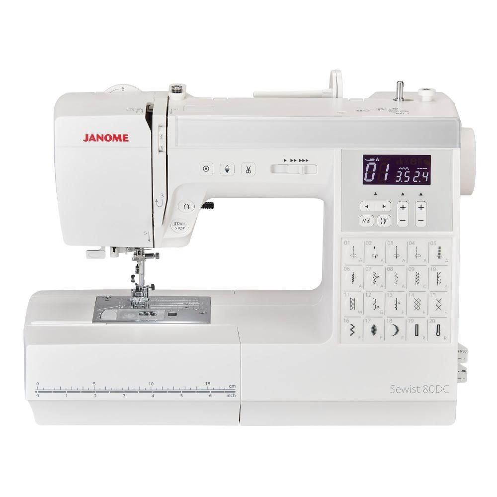 Janome Nähmaschine - Sewist 80DC computergesteuerte Nähmaschine