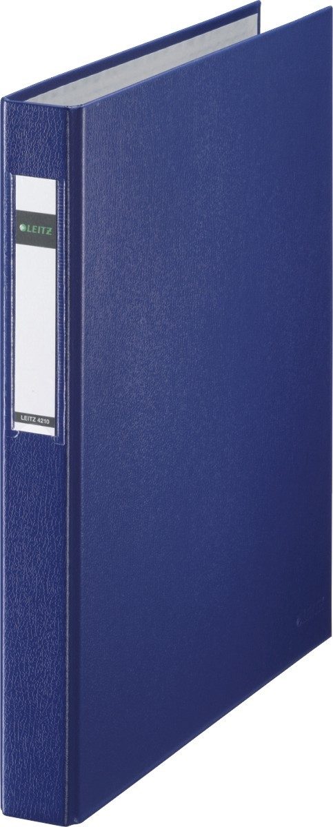 LEITZ Präsentationsordner Ringbuch A4 2-Ringe 25mm blau