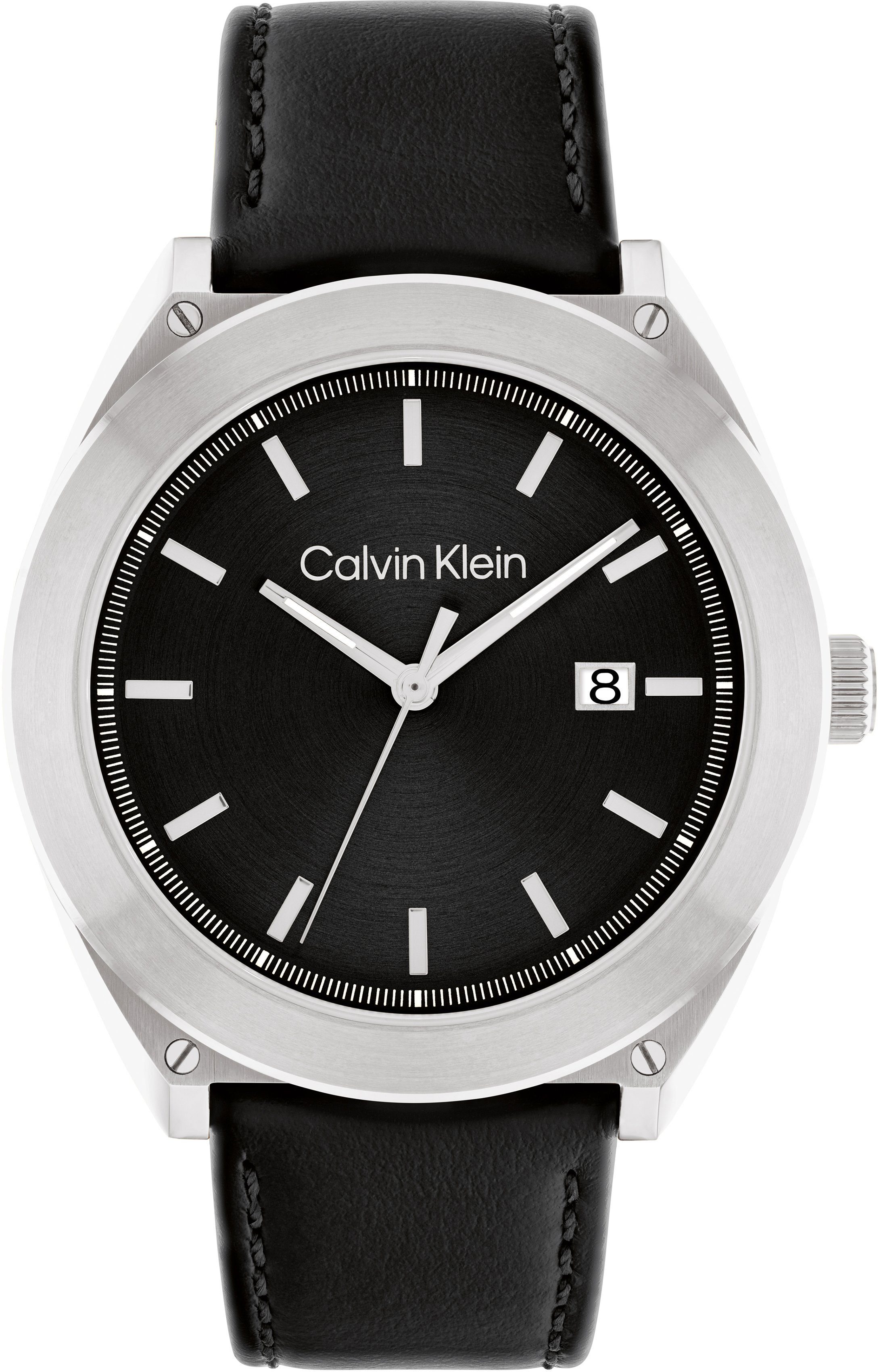 Calvin Klein Quarzuhr CASUAL ESSENTIALS, 25200201, Armbanduhr, Herrenuhr, Datum, Mineralglas