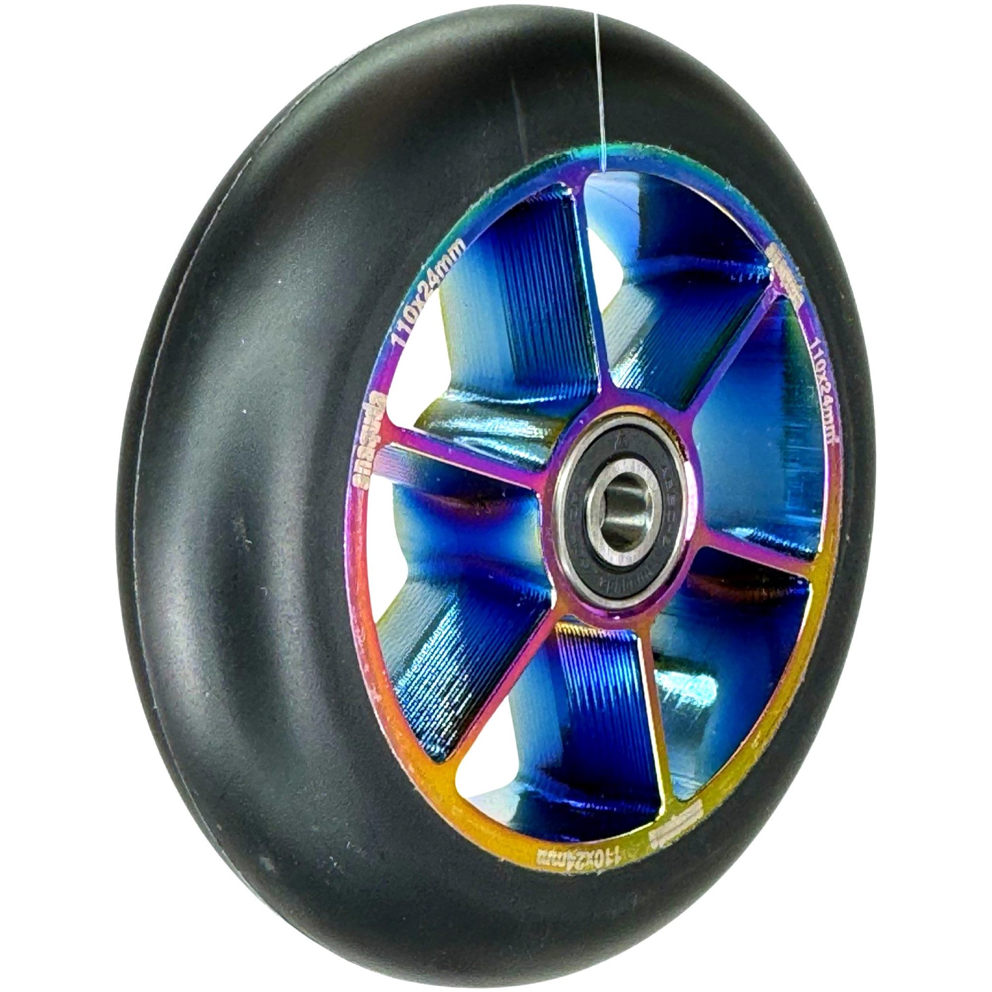 Anaquda Stuntscooter Anaquda Blade Stunt-Scooter Rolle 110mm Neochrom/PU Schwarz